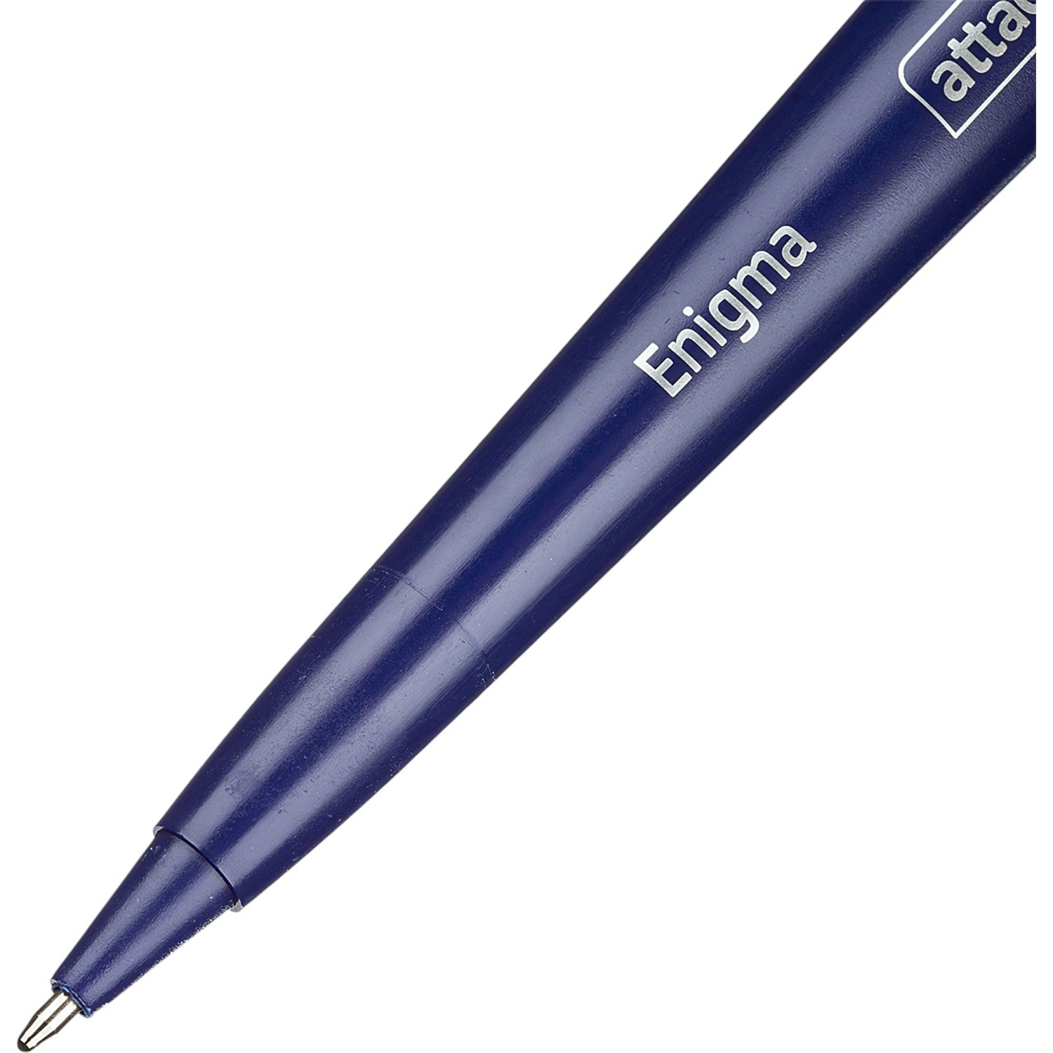 Ручка шариковая на подставке на липучке для стола Attache Enigma, син.ст - фото 4