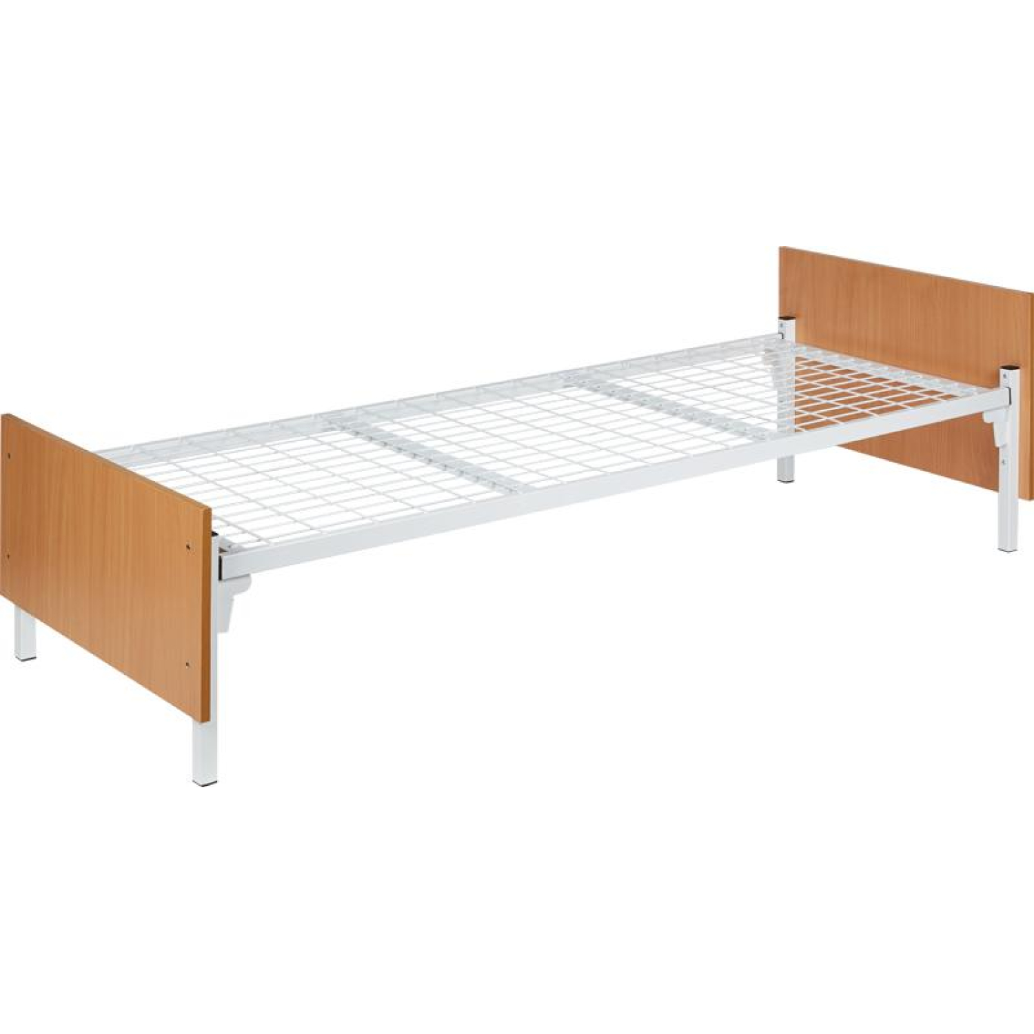 Кровать Ct_ Бытовая К.191.57 белая/бук 900х1900 - фото 1