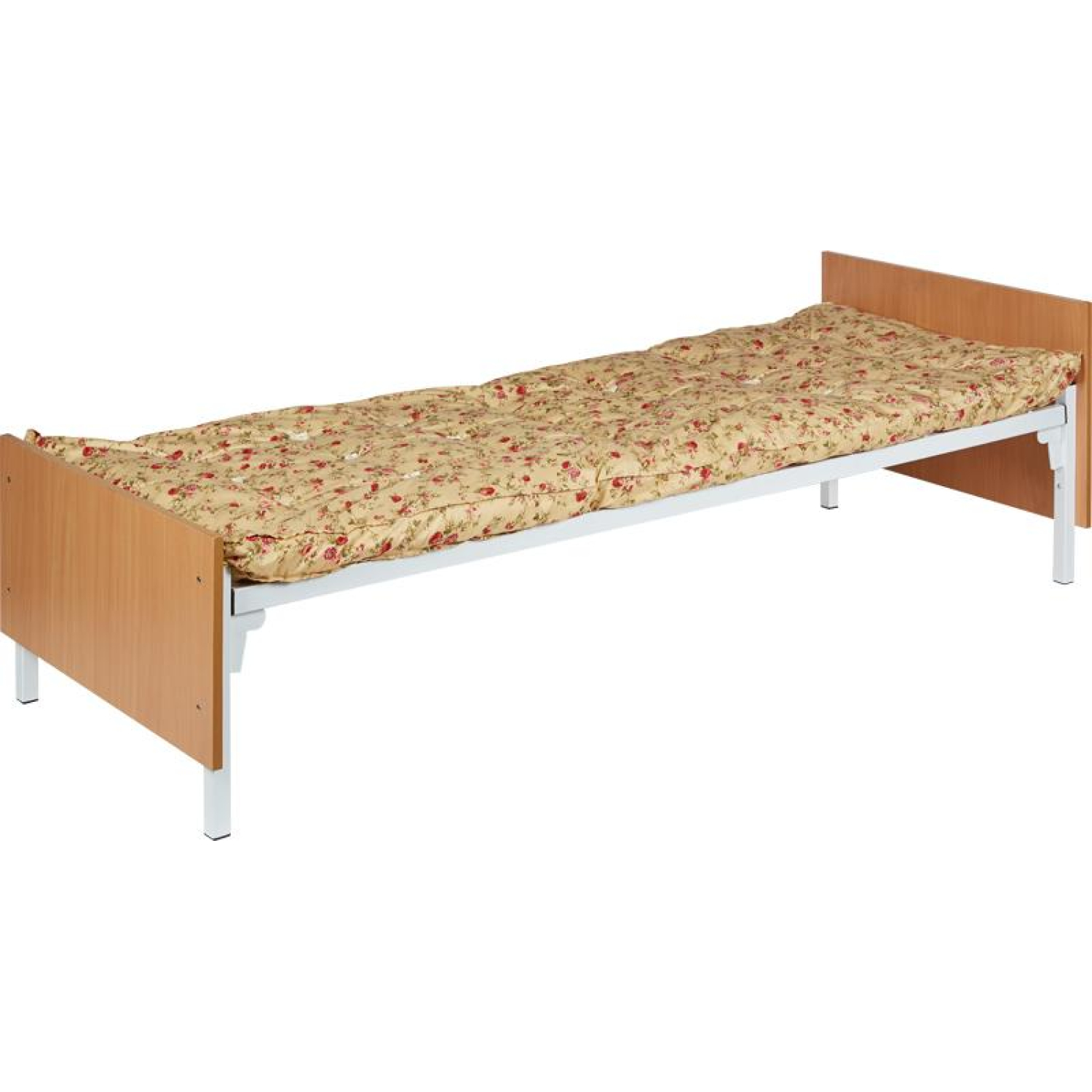 Кровать Ct_ Бытовая К.191.57 белая/бук 900х1900 - фото 2