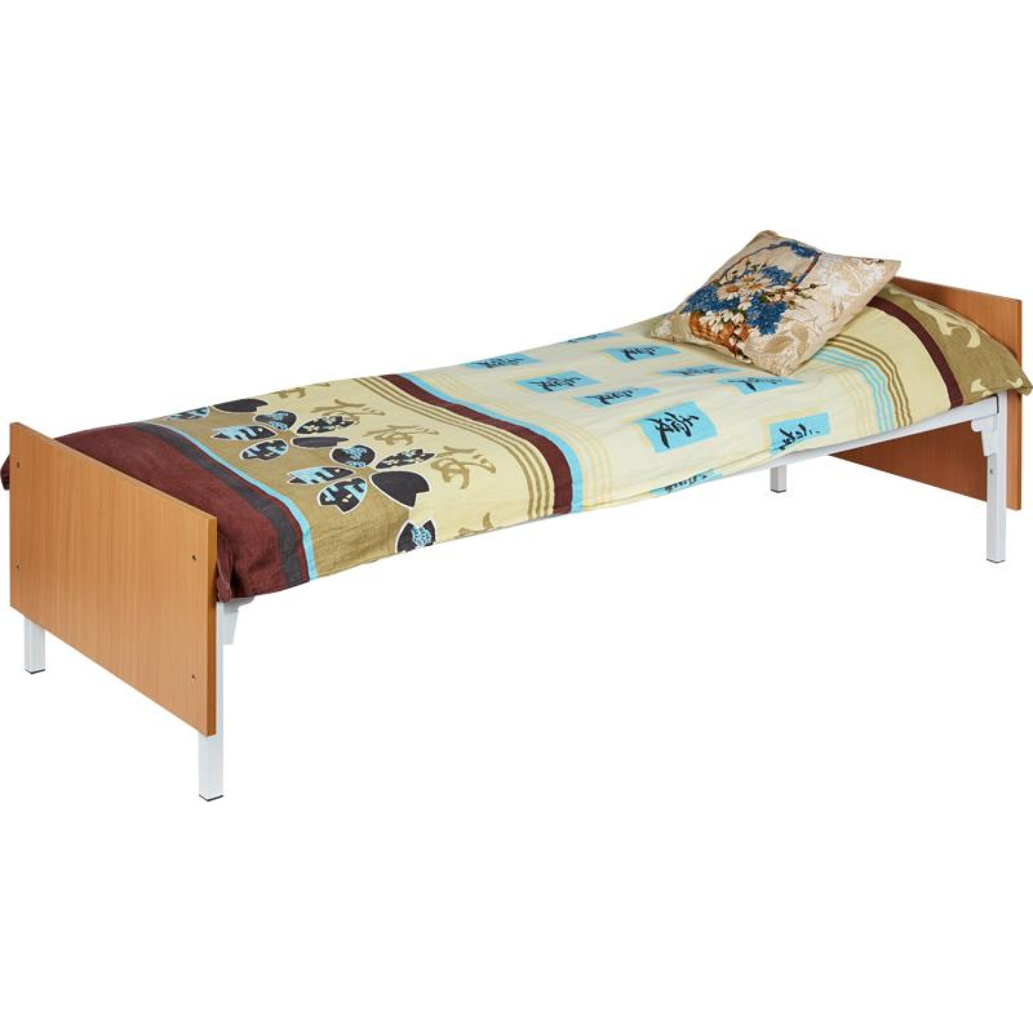 Кровать Ct_ Бытовая К.191.57 белая/бук 900х1900 - фото 3