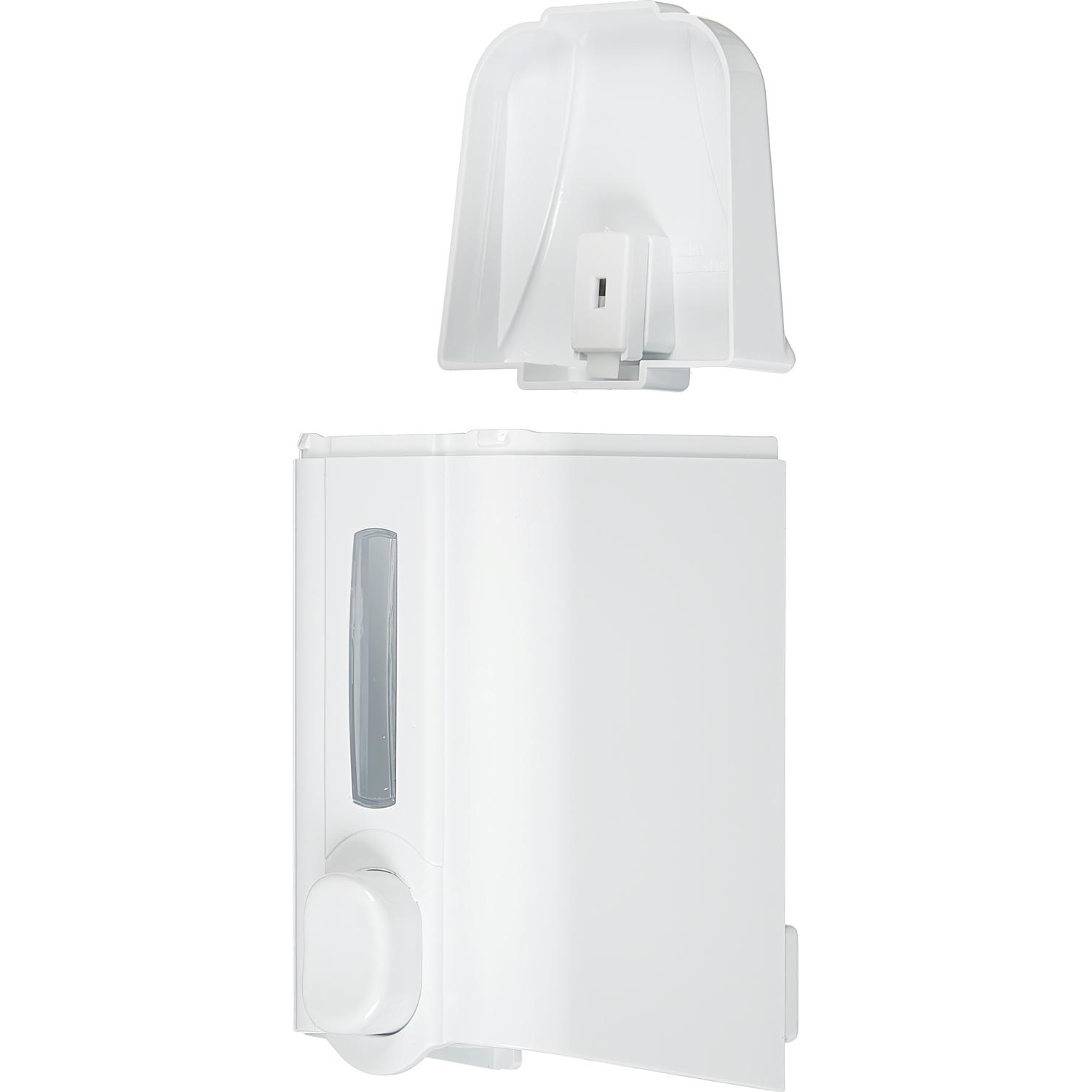 Дозатор для жидкого мыла Luscan Professional 500мл белый пластик - фото 3