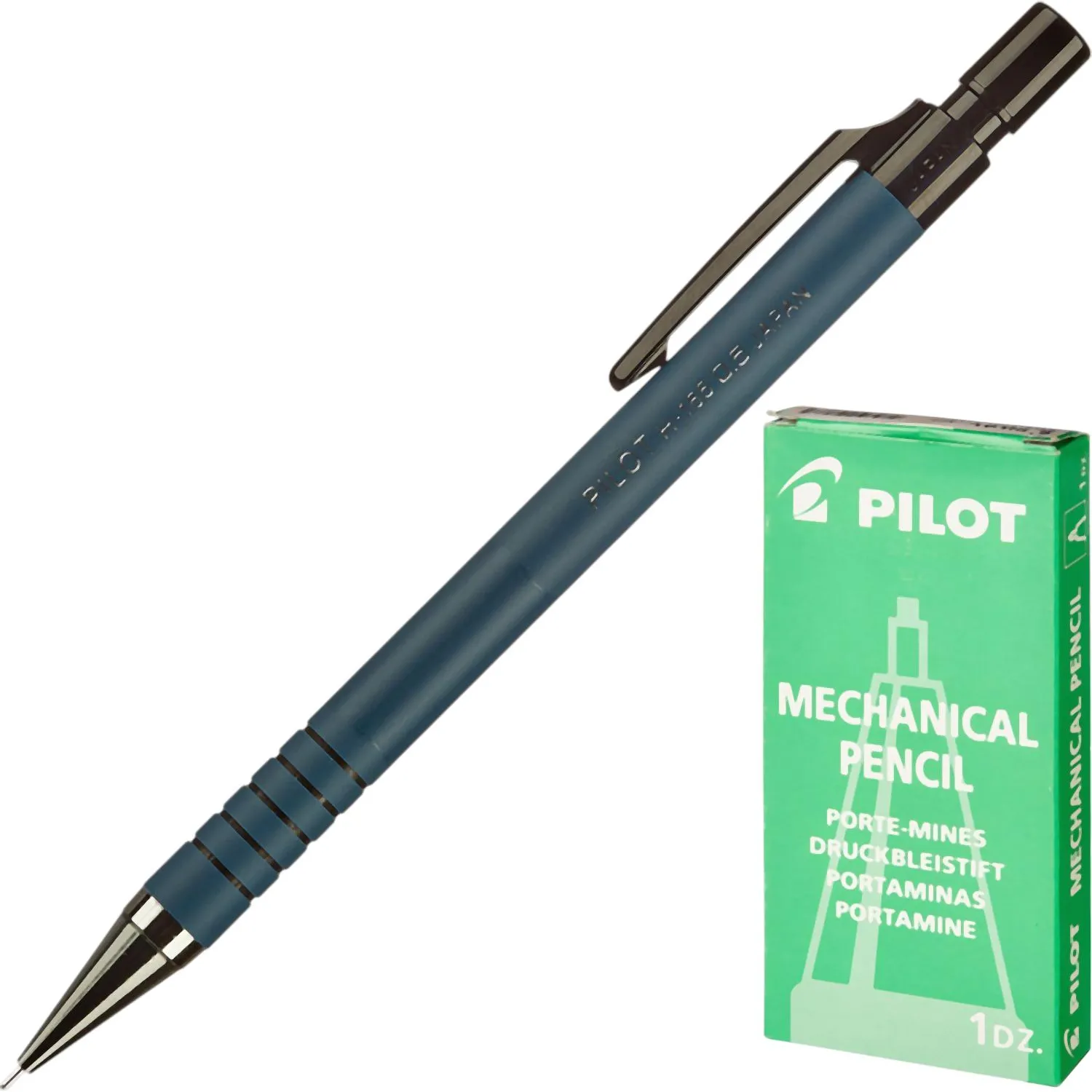 Карандаш механический PILOT H-165 0,5мм синий корп. Япония - фото 3