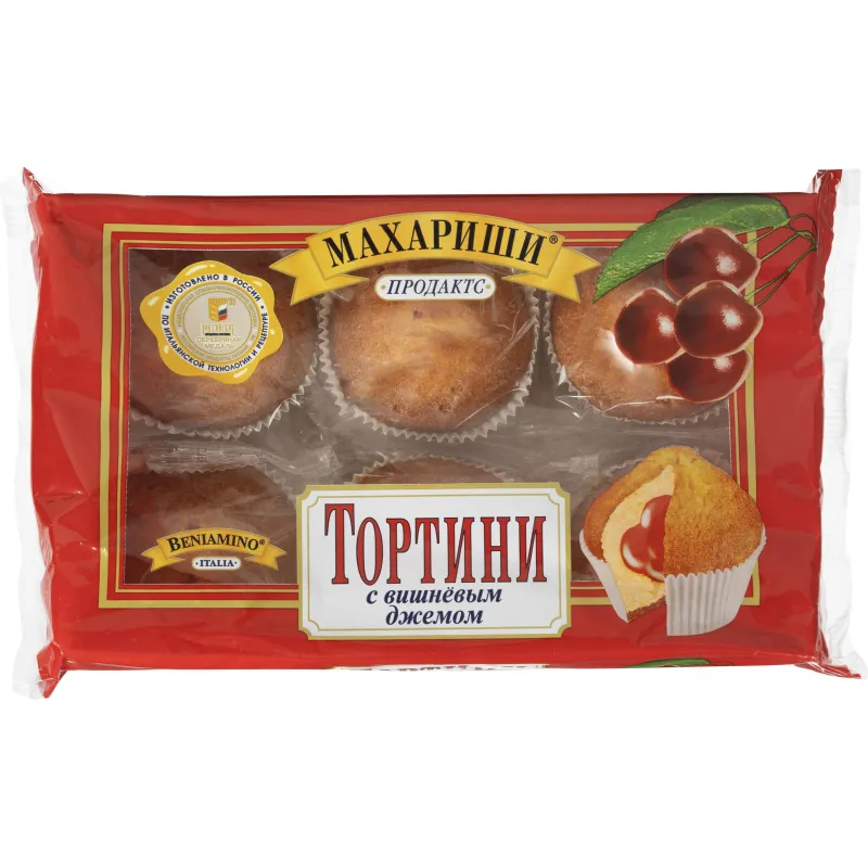 Кекс Махариши с вишневым джемом 200г - фото 1