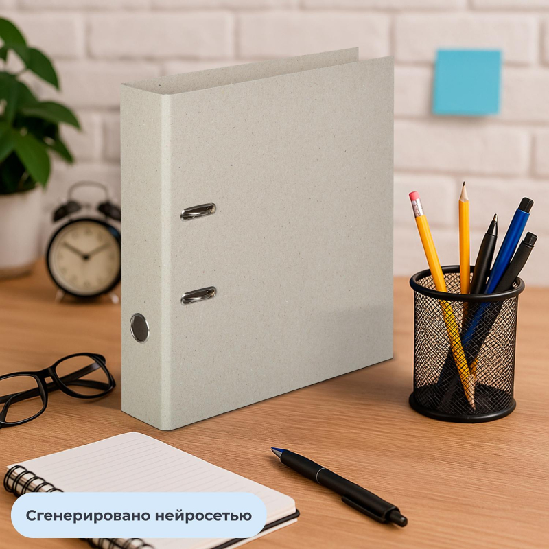 Папка-регистратор Attache Economy Отчет-Архив,карт.б/мет.уг,75мм 10шт/уп - фото 13