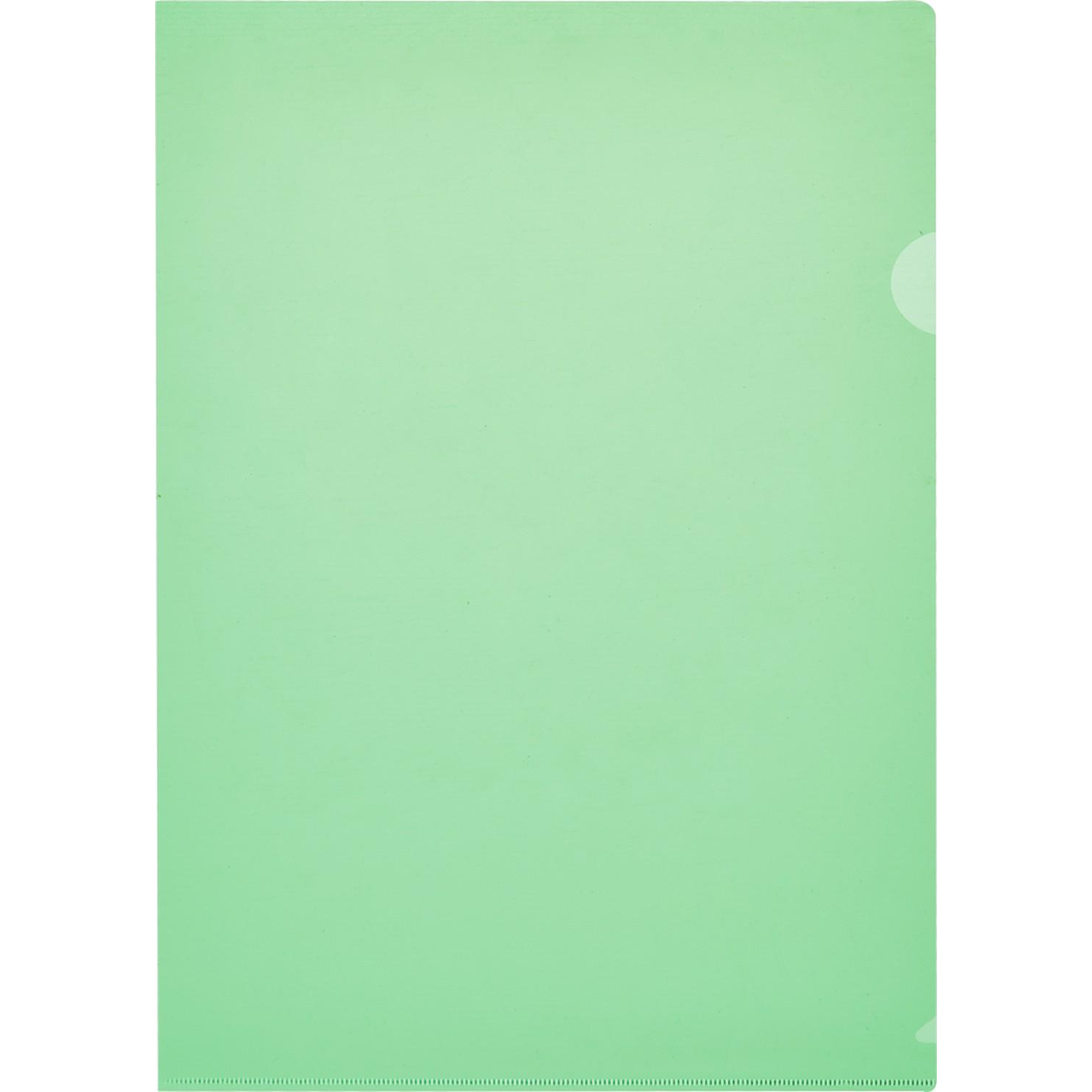 Папка уголок Attache Economy п/э цв. E-100/334T зеленая Россия 10 шт/уп - фото 2