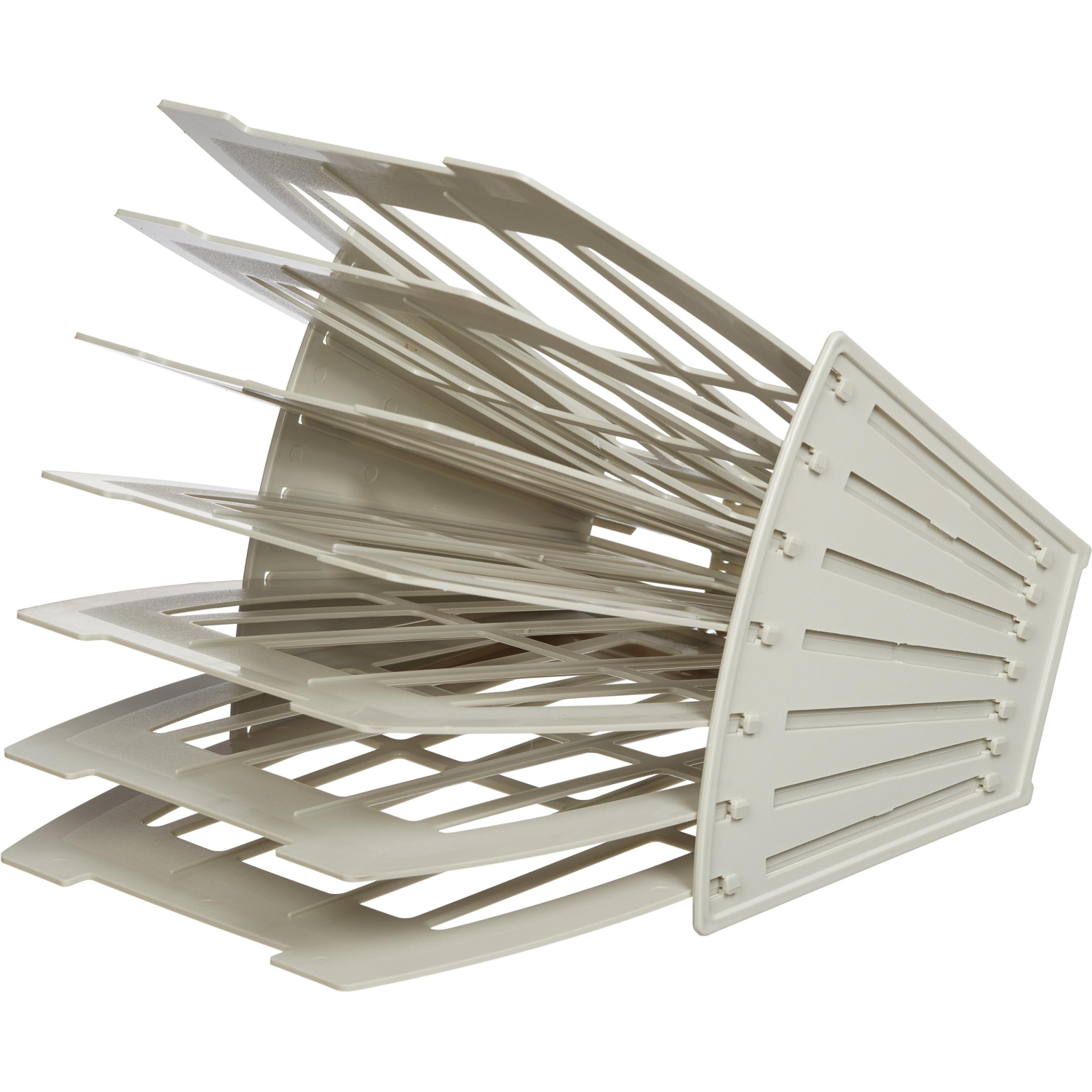 Лоток вертикальный Attache веер 6отделений 7секций серый - фото 2