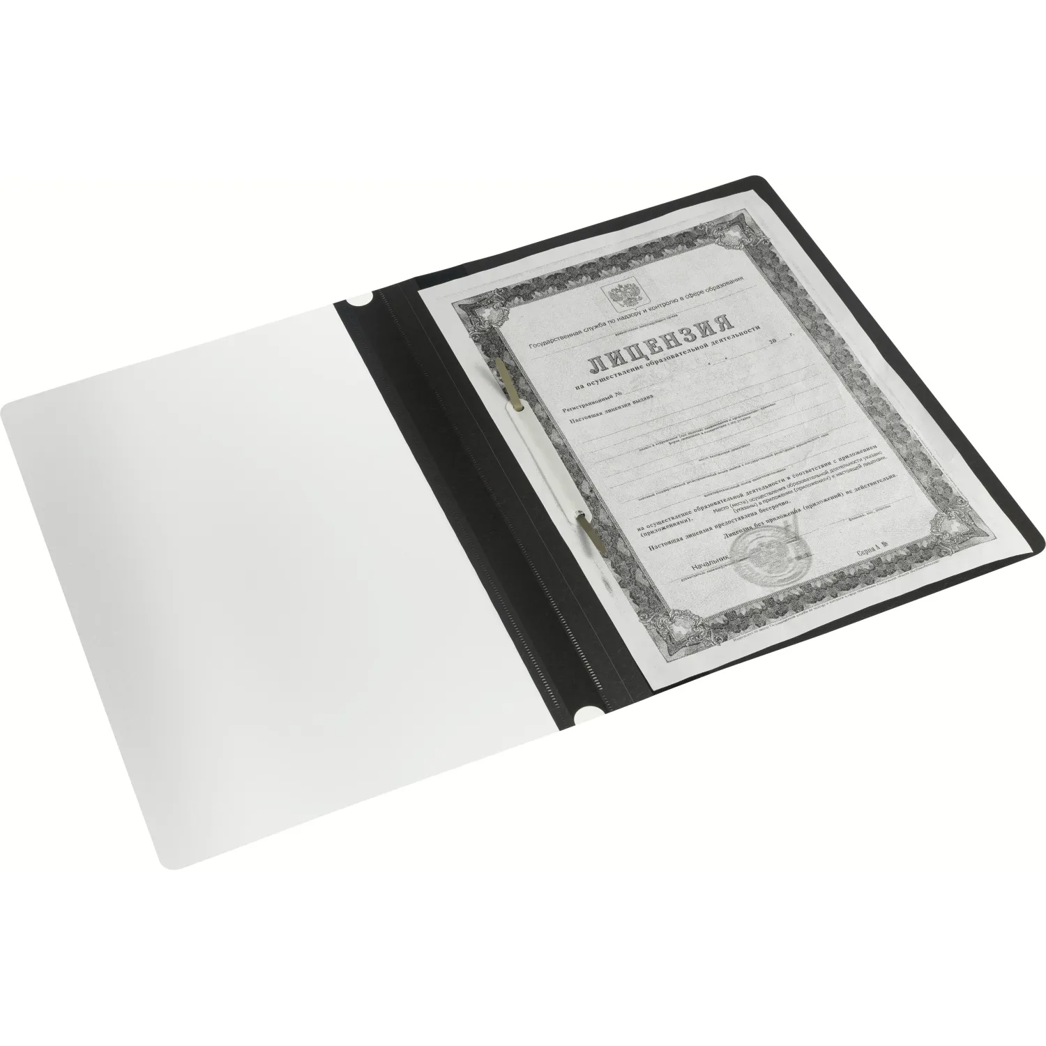 Скоросшиватель пластиковый A4 Attache черный 10шт/уп Россия Скоросшиватель пластиковый A4 Attache черный 10шт/уп Россия - фото 5