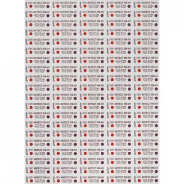 Индикатор стерилизации ПАР ИнТЕСТ-ПФ1 121/20, 134/4, 500 шт.,  б/ж - фото 1