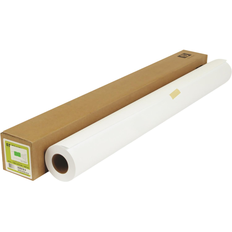 Бумага широкоформатная HP Bright White InkJet  90г 914ммх45.7м 50,8ммC6036A - фото 1