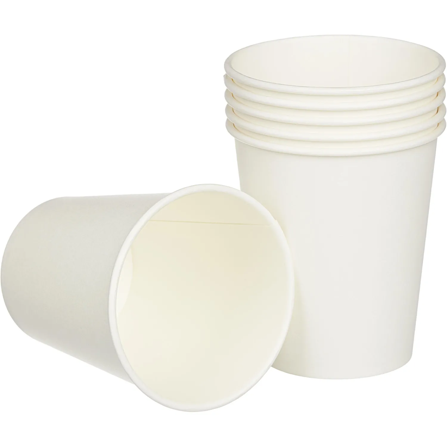 Стакан одноразовый бум однослойный d-70мм 165мл белый 100шт/уп - фото 2