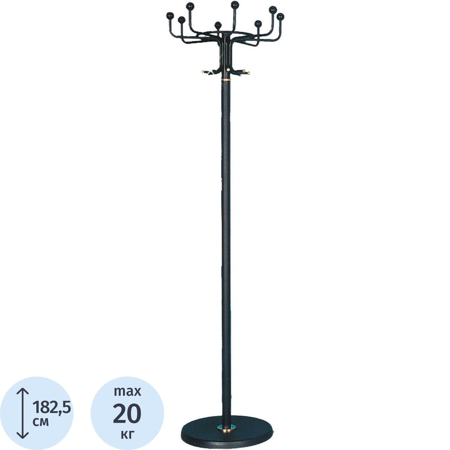 Вешалка TI_напольная СТ2П N9 черная - фото 1