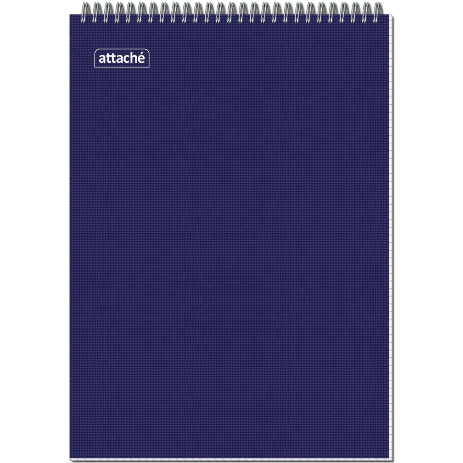 Блокнот 40л,А4,мет.гребень,однотонная обл.,ВДлак,в ассортименте - фото 3