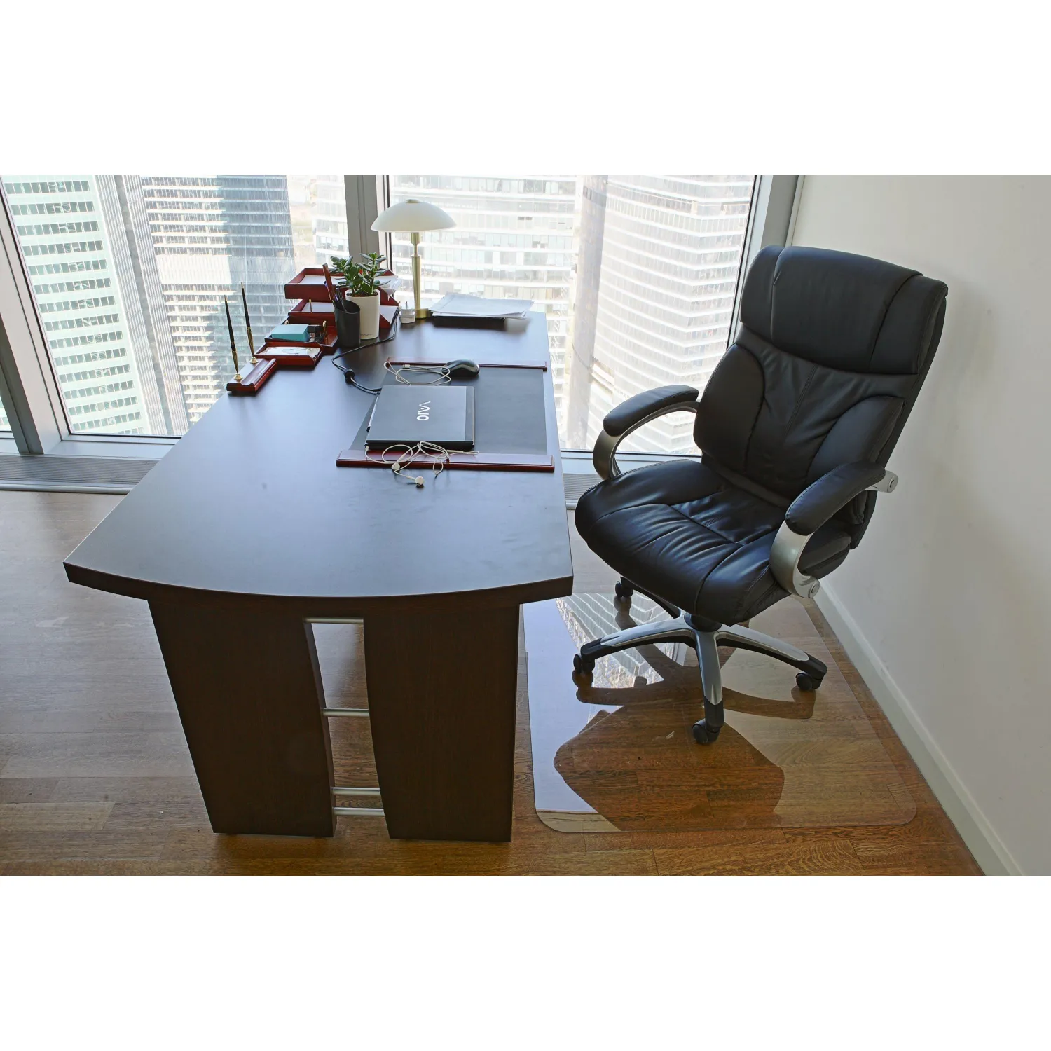 Коврик напольный BSL_EChair поликарб. 1000х1000х1 мм для паркет/ламинат - фото 2