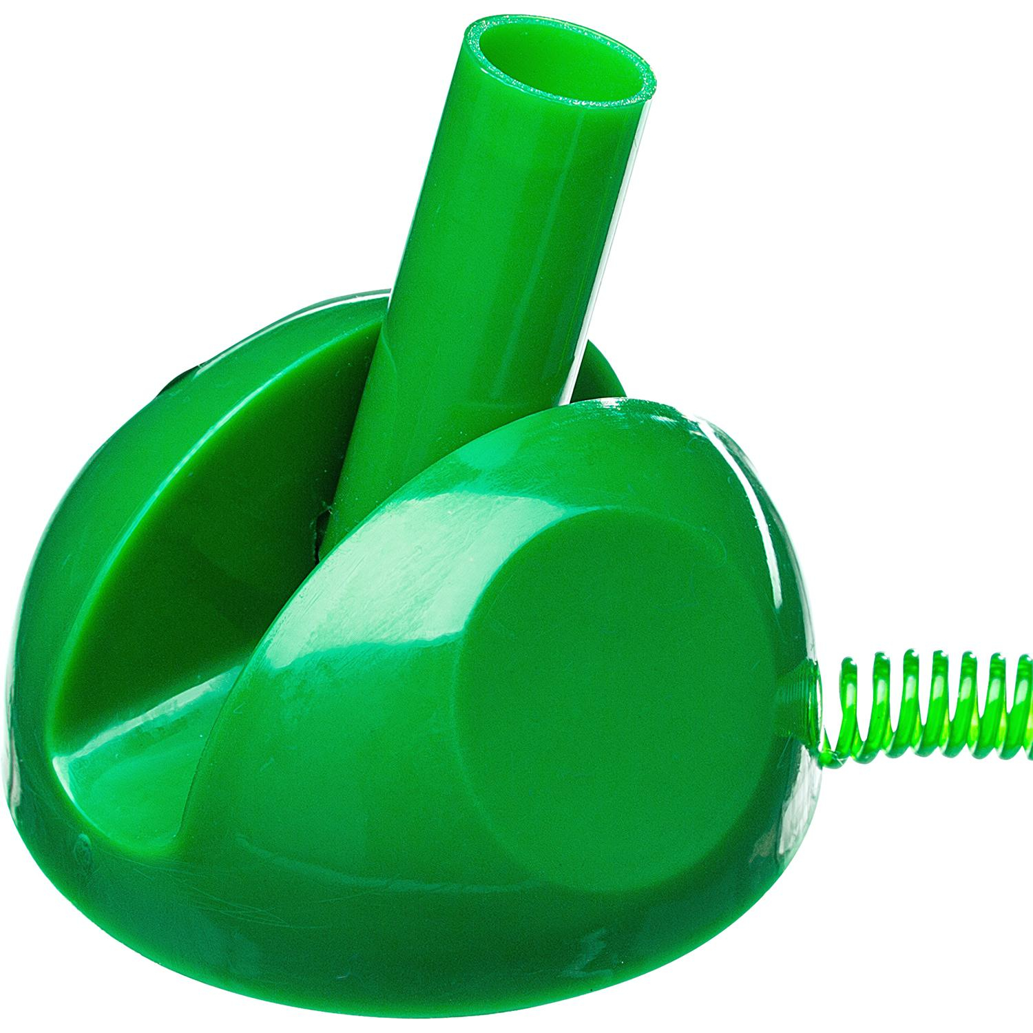 Ручка шариковая на подставке на липучке 8863 зеленая - фото 4