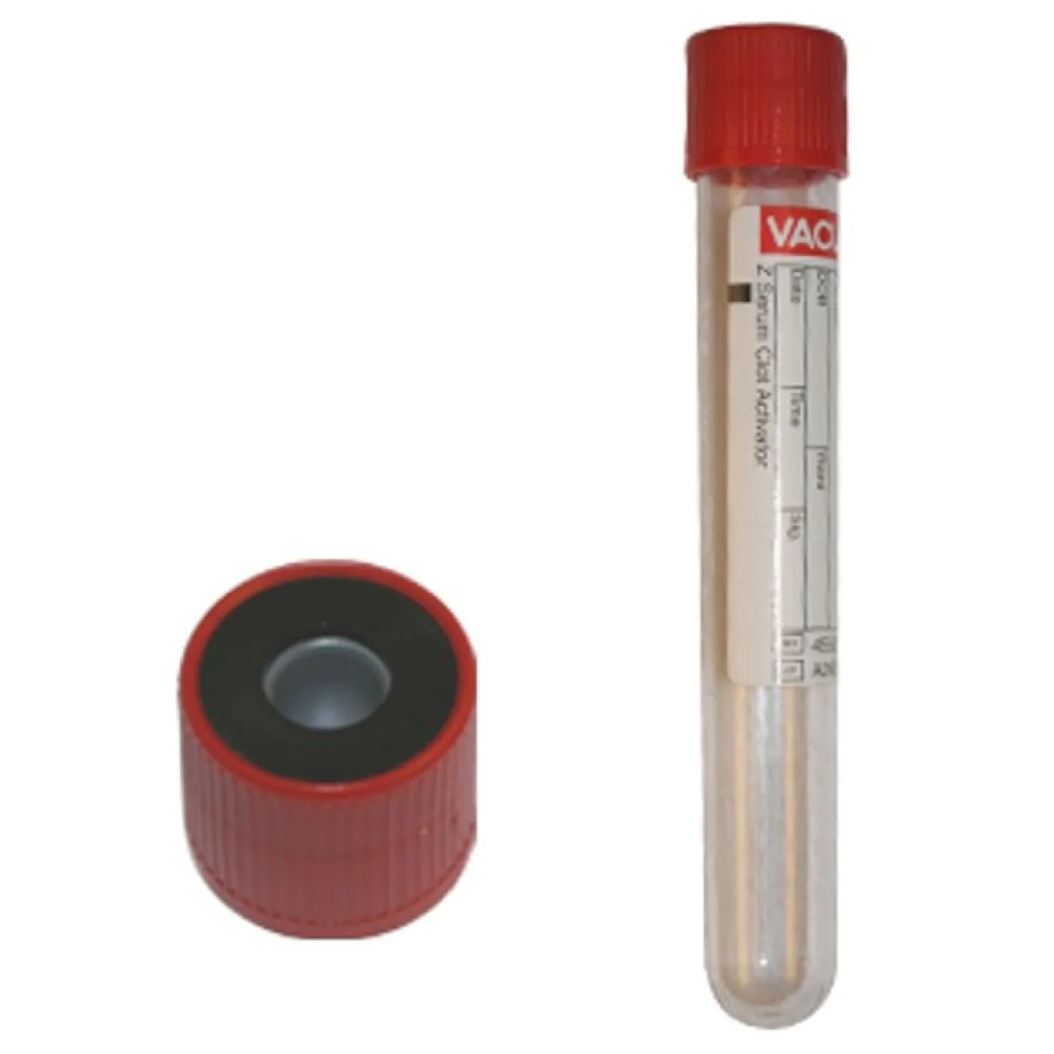 Вакуумные пробирки с акт-ром свертывания 6 мл VACUETTE 456092 50шт/уп - фото 1