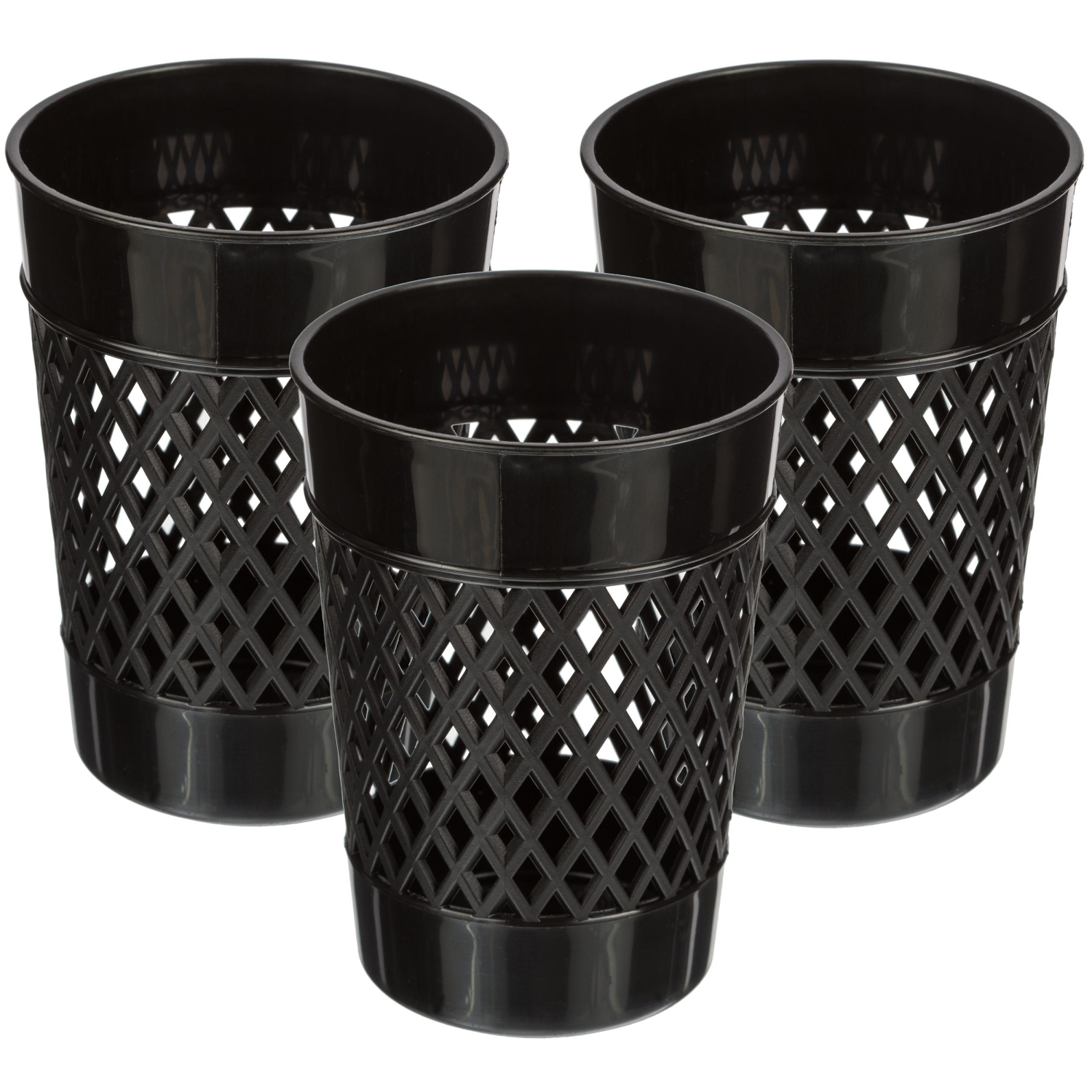 Подставка-стакан для ручек  Attache эконом  3шт/уп черный - фото 2