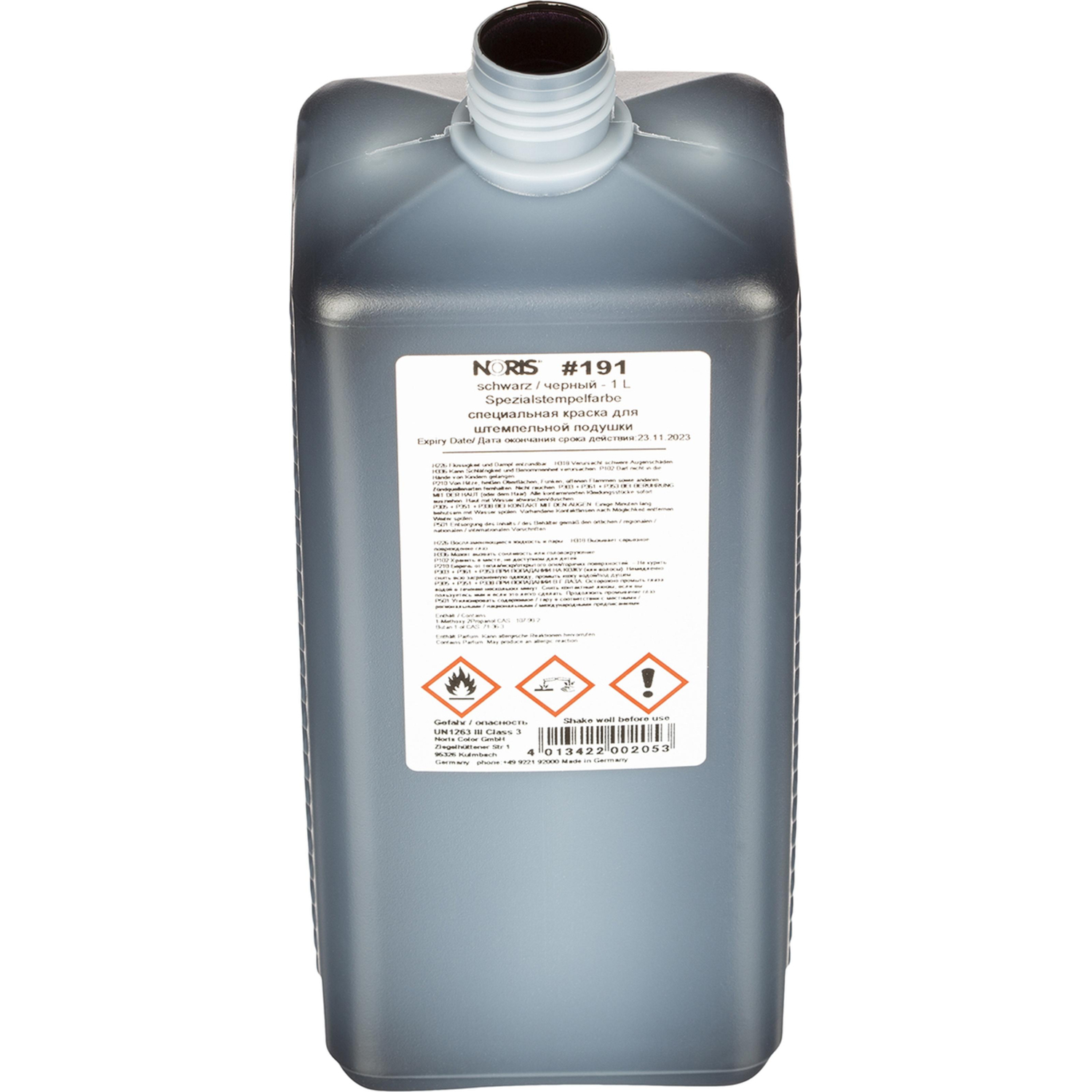 Краска штемпельная универс. 191Еч пласт,дерево,мет,стекло чёрная 1л Германи Краска штемпельная универс. 191Еч пласт,дерево,мет,стекло чёрная 1л Германи - фото 2