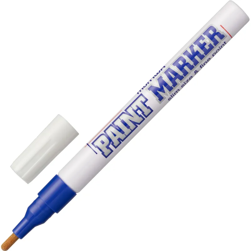 Маркер лаковый MunHwa 2 мм синий - фото 1