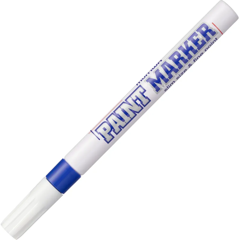 Маркер лаковый MunHwa 2 мм синий - фото 6