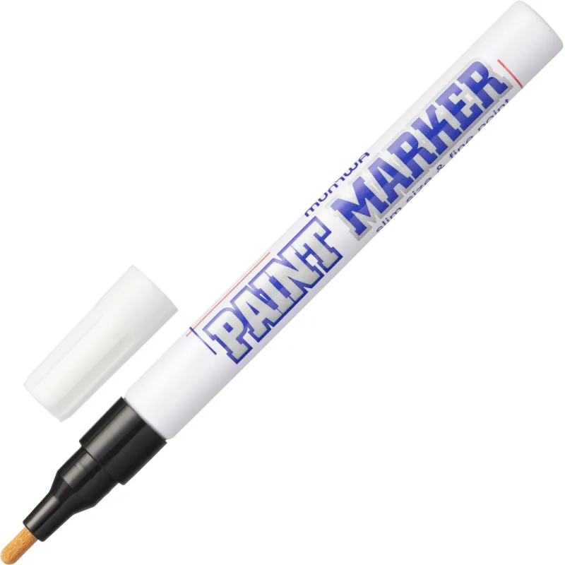 Маркер лаковый MunHwa 2 мм черный - фото 1