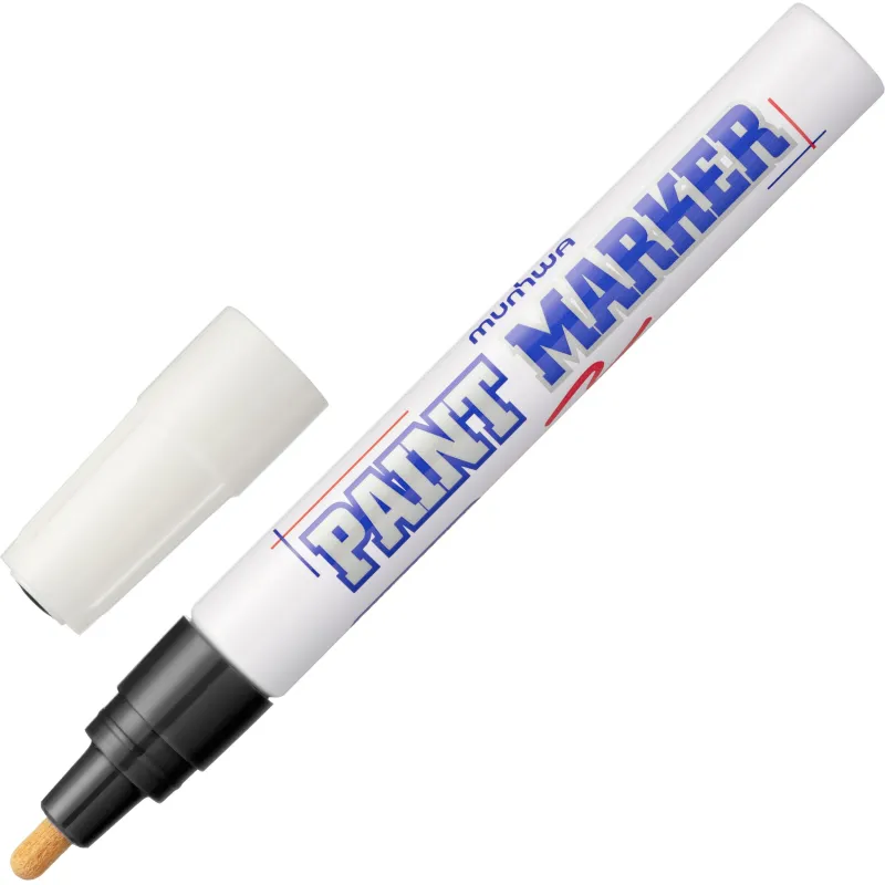 Маркер лаковый MunHwa 4 мм черный - фото 1