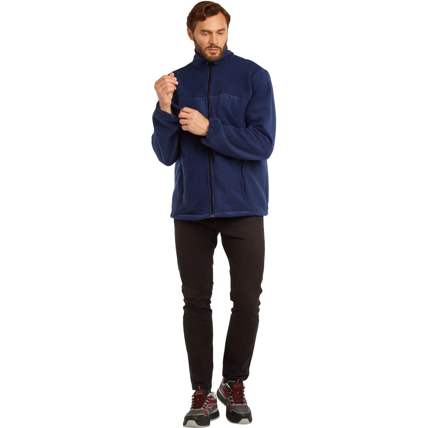 Толстовка флис (260 гр.) т.син.(р.48-50) р.170-176 - фото 2