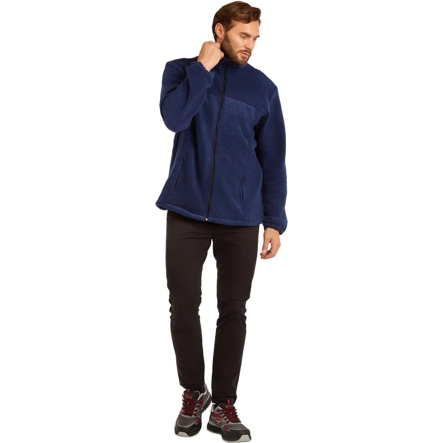 Толстовка флис (260 гр.) т.син.(р.48-50) р.170-176 - фото 3