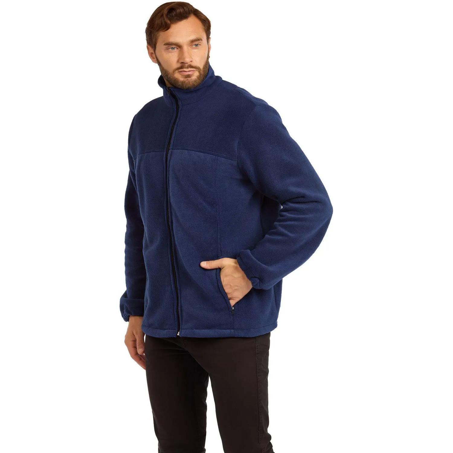 Толстовка флис (260 гр.) т.син.(р.48-50) р.170-176 - фото 6