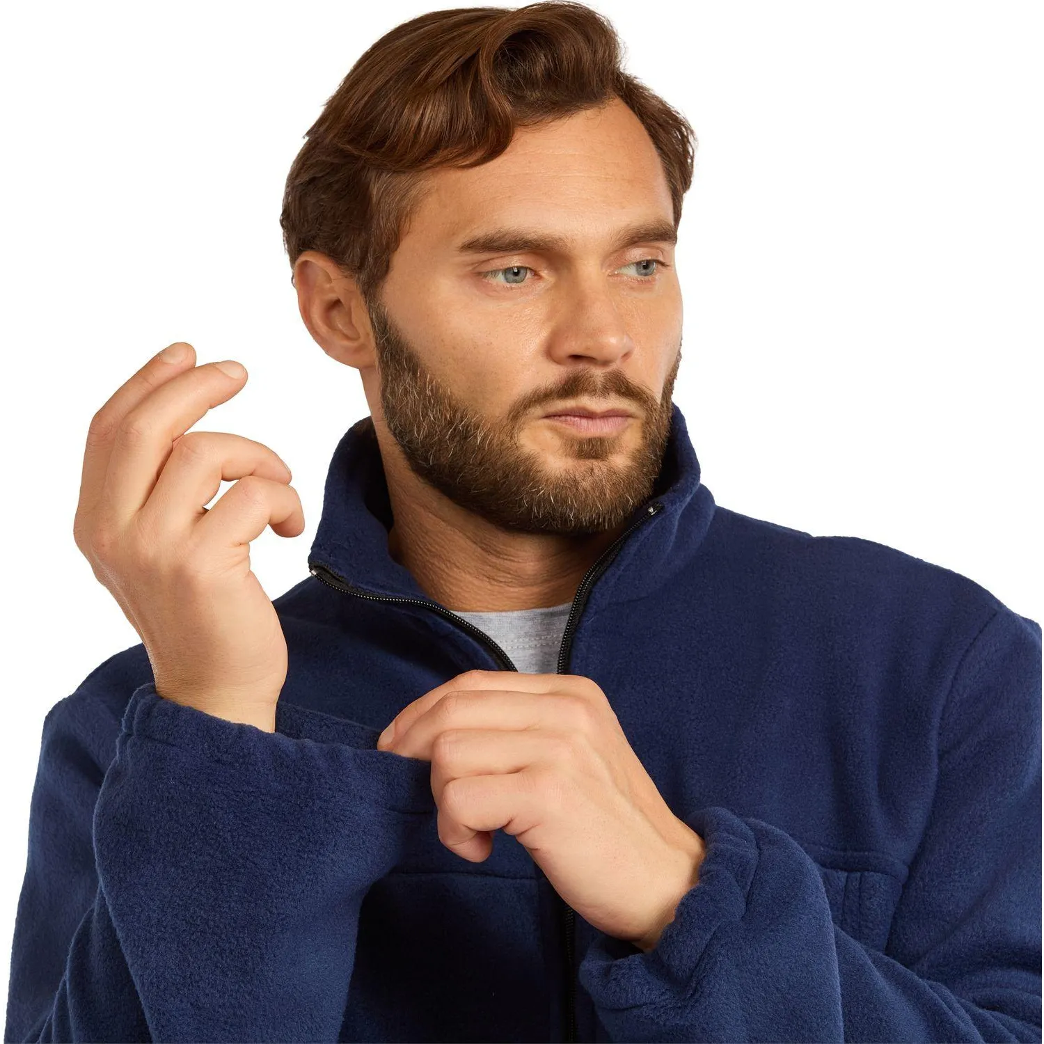 Толстовка флис (260 гр.) т.син.(р.48-50) р.170-176 - фото 8