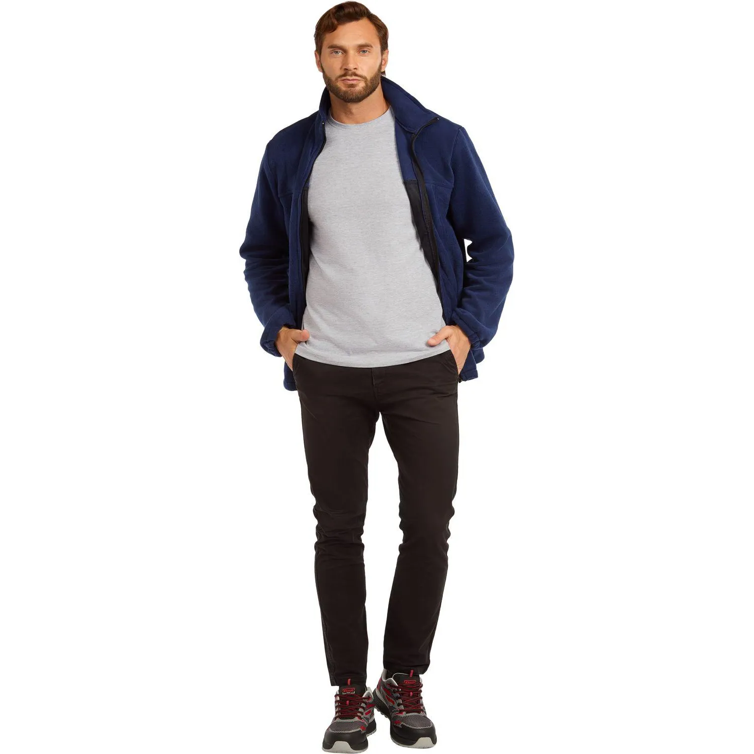 Толстовка флис (260 гр.) т.син.(р.48-50) р.170-176 - фото 14