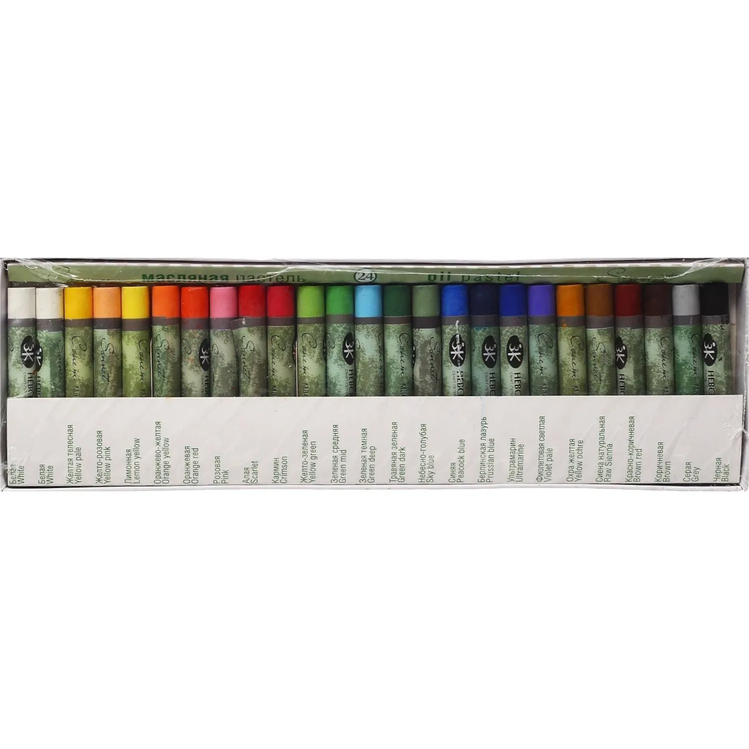 Пастель масляная Сонет 24цв 7041156 - фото 2