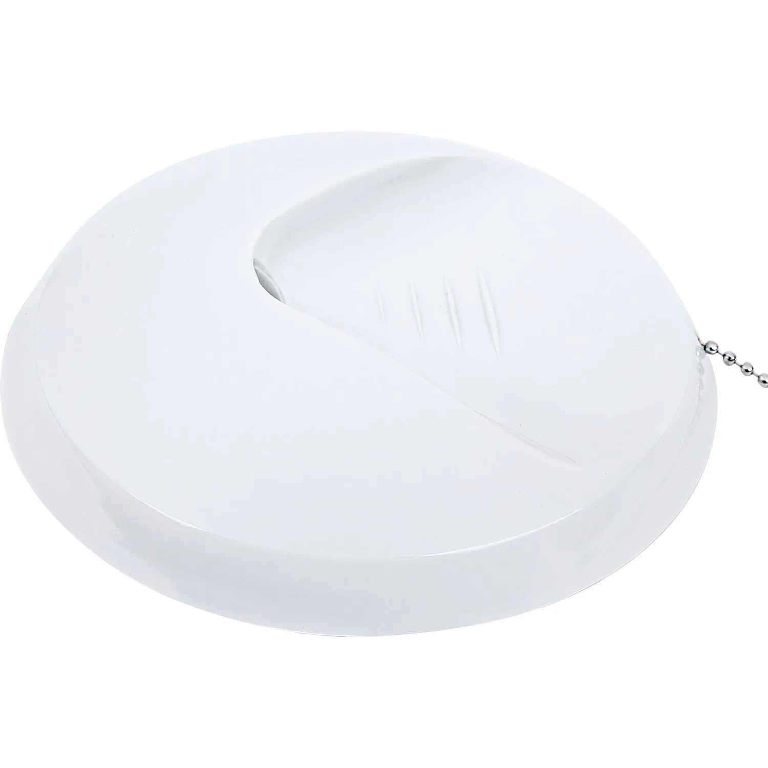 Ручка шариковая на подставке на липучке KP1009 в держателе с цепочк цв.бел - фото 4