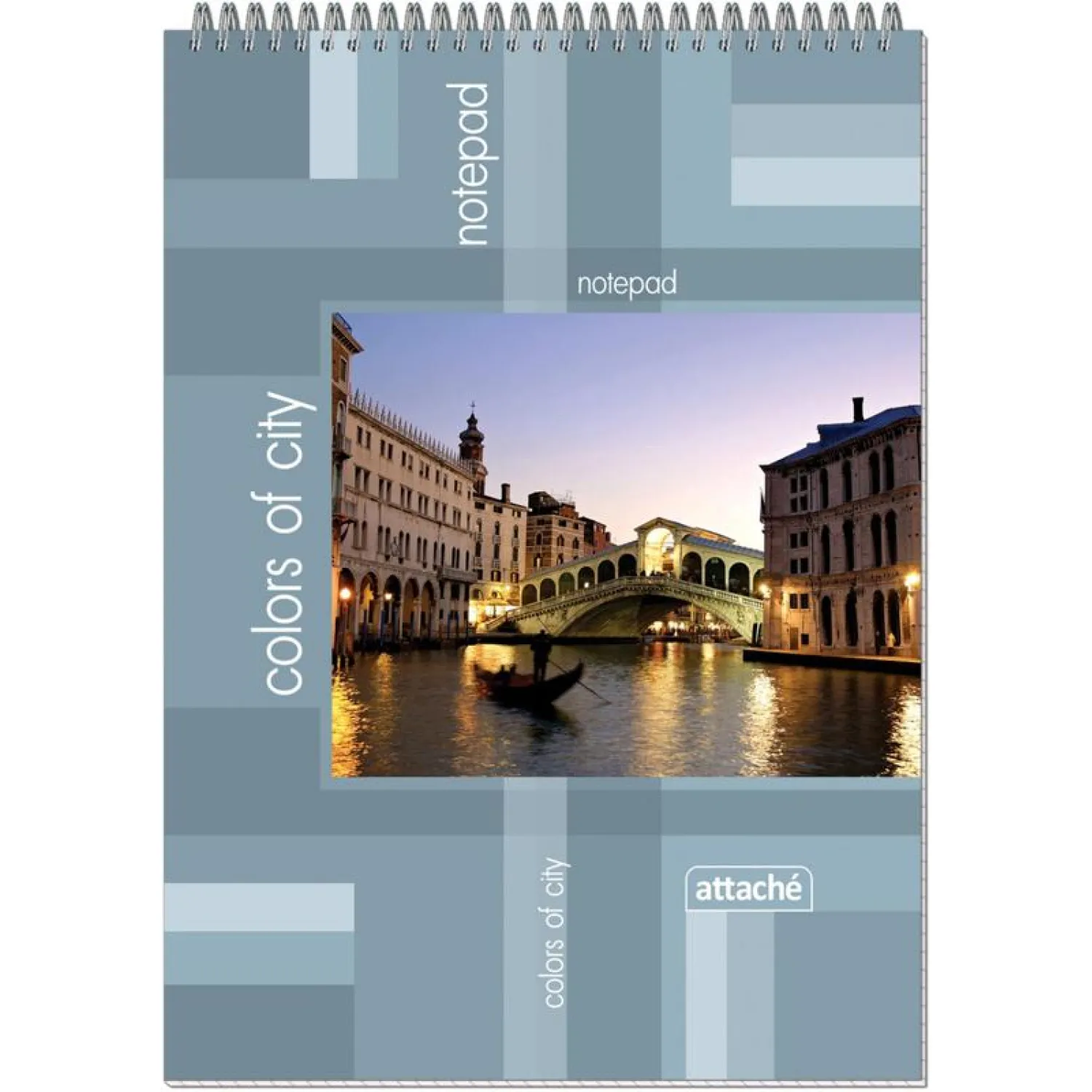 Блокнот на спирали А4 60л. БИЗНЕС  ATTACHE 14с160 клет Блокнот на спирали А4 60л. БИЗНЕС  ATTACHE 14с160 клет - фото 1