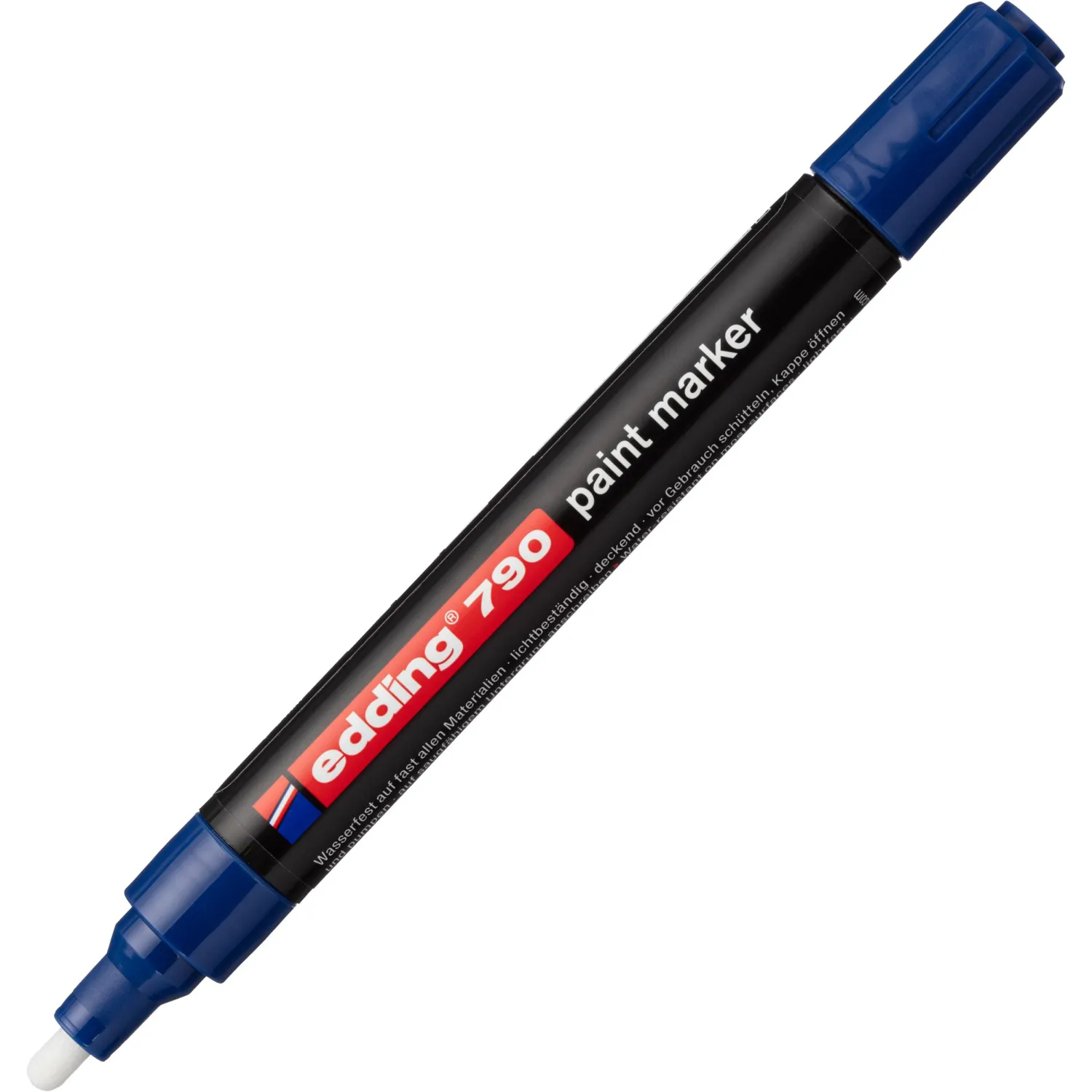 Маркер лаковый EDDING E-790/3 синий 2-3мм, пласт. корп - фото 6