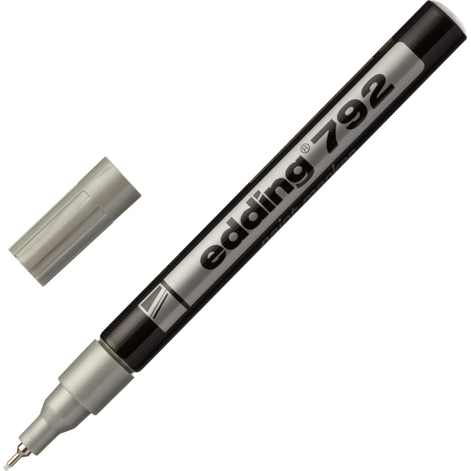Маркер лаковый EDDING E-792/54 серебряный 0,8мм, пласт. корп - фото 1