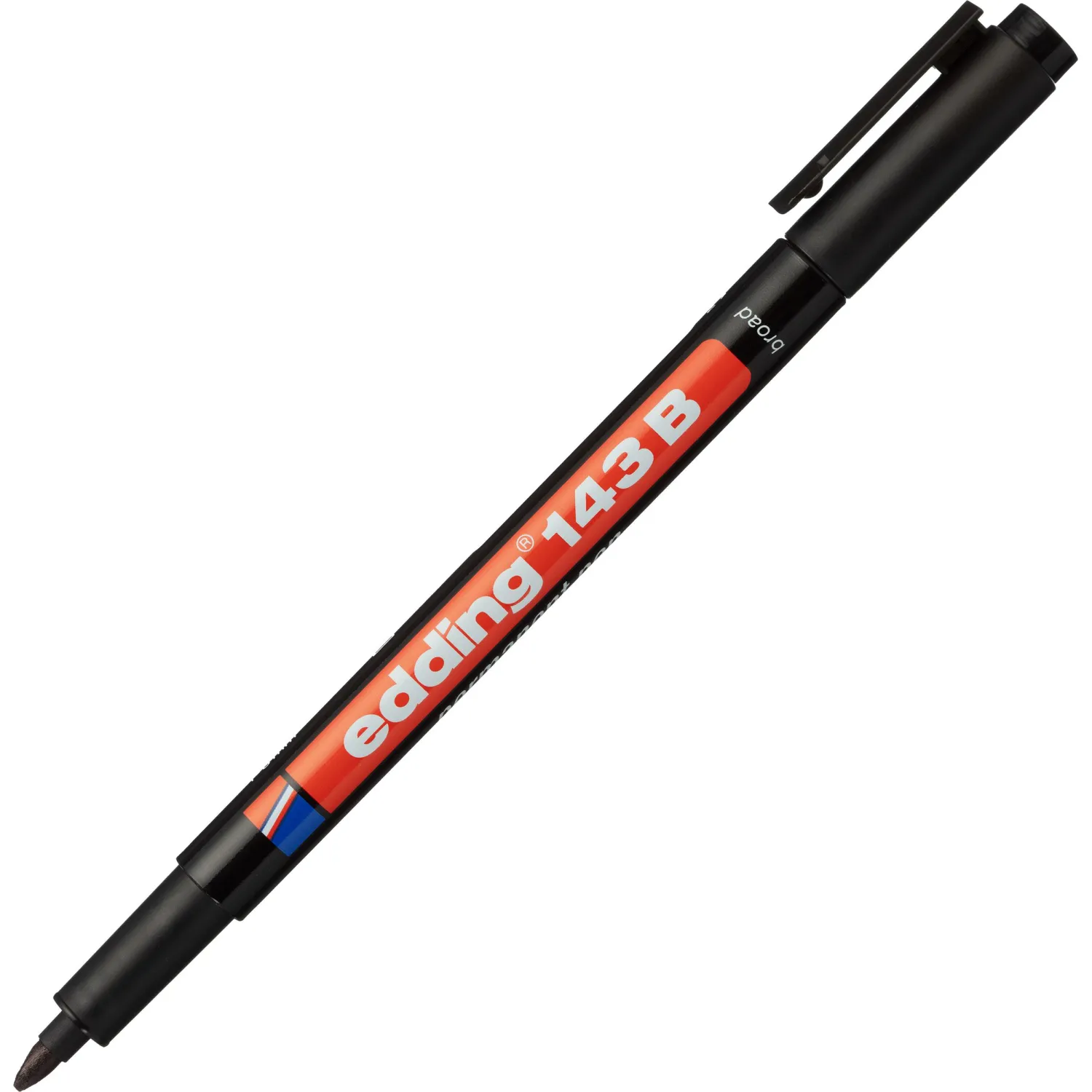 Маркер для глянц.поверх. EDDING E-143/1 B черный 1-3мм перманент - фото 2