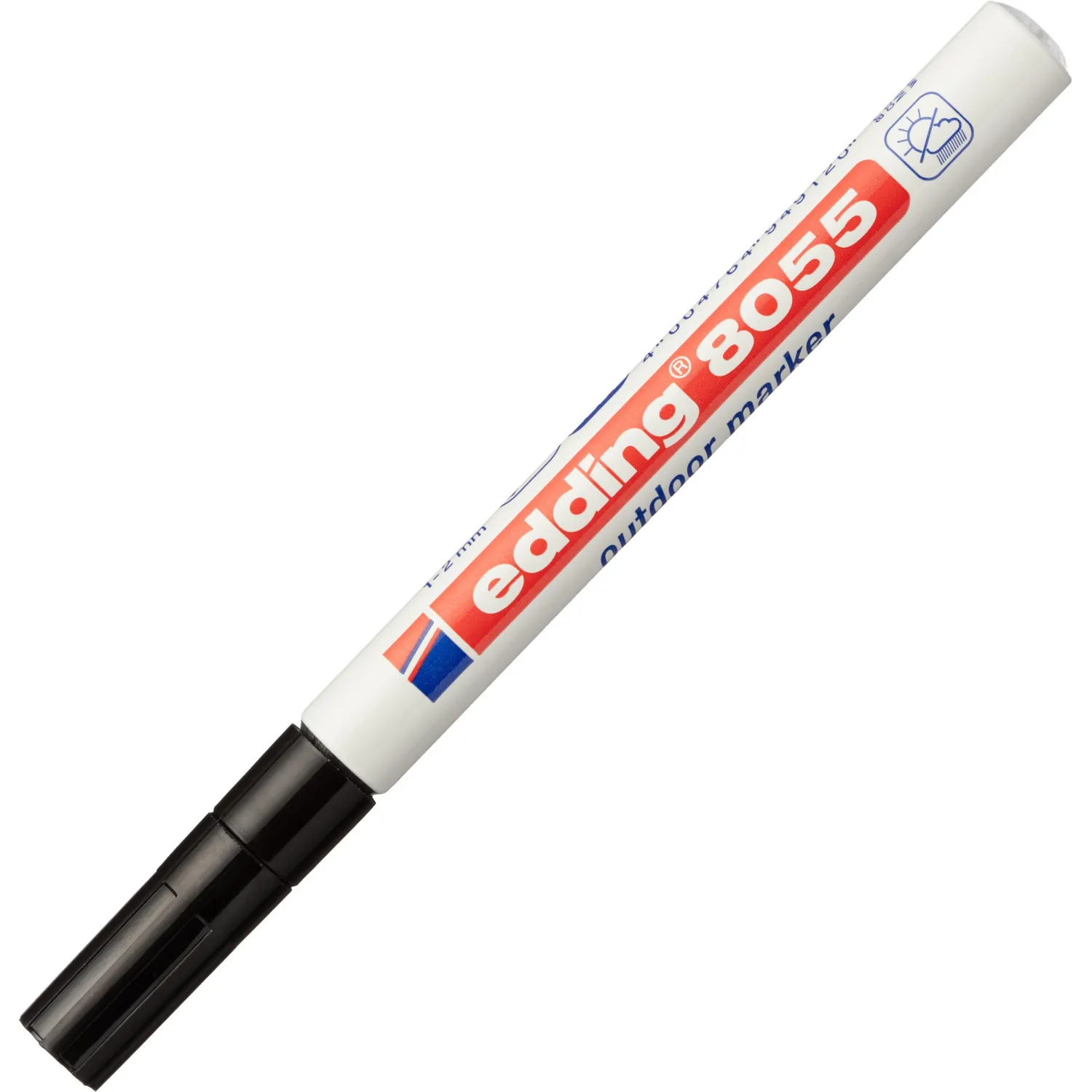 Маркер для наружных работ EDDING E-8055/1 черный 1-2мм, мет. корп. - фото 4