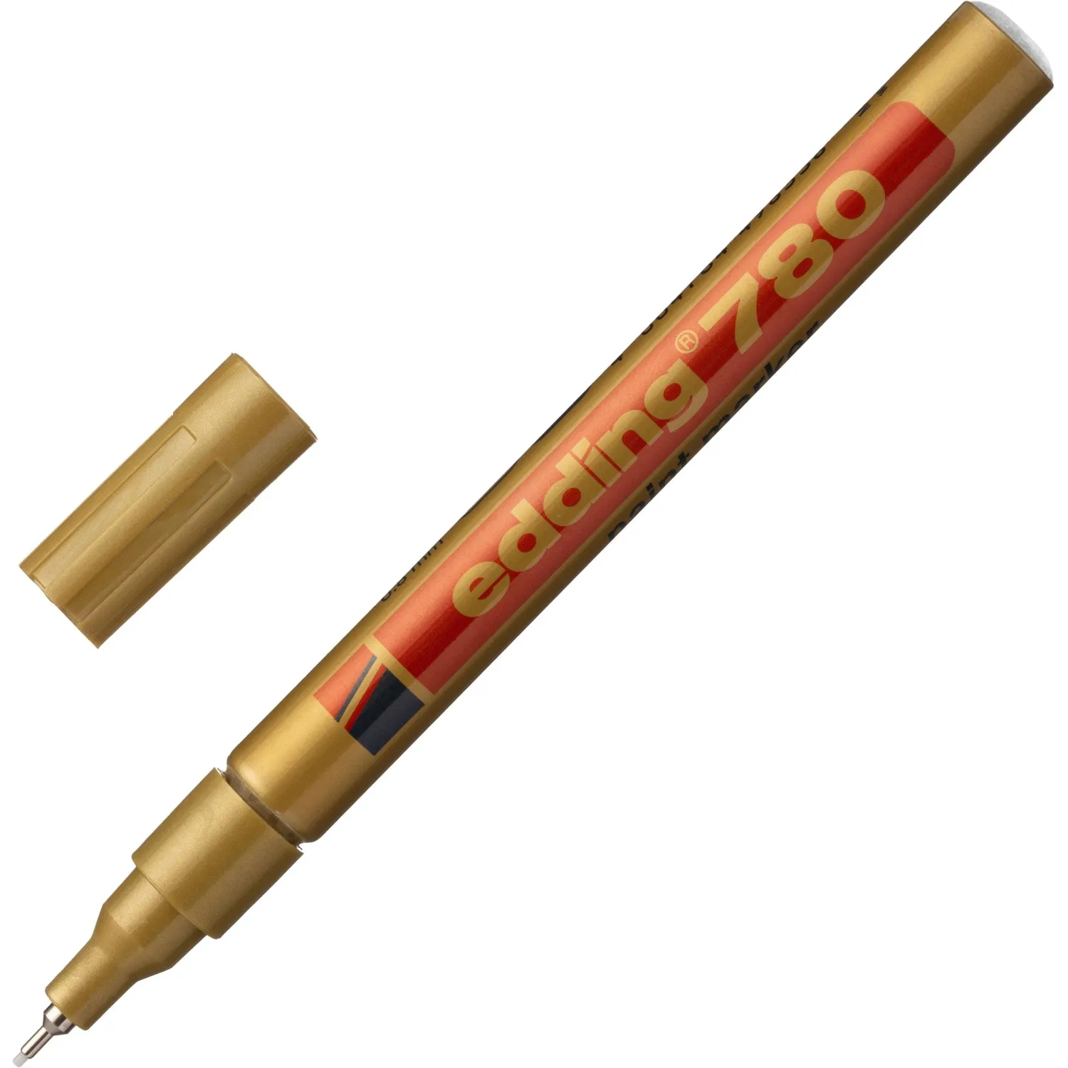 Маркер лаковый EDDING E-780/53 золото 0,8мм - фото 1