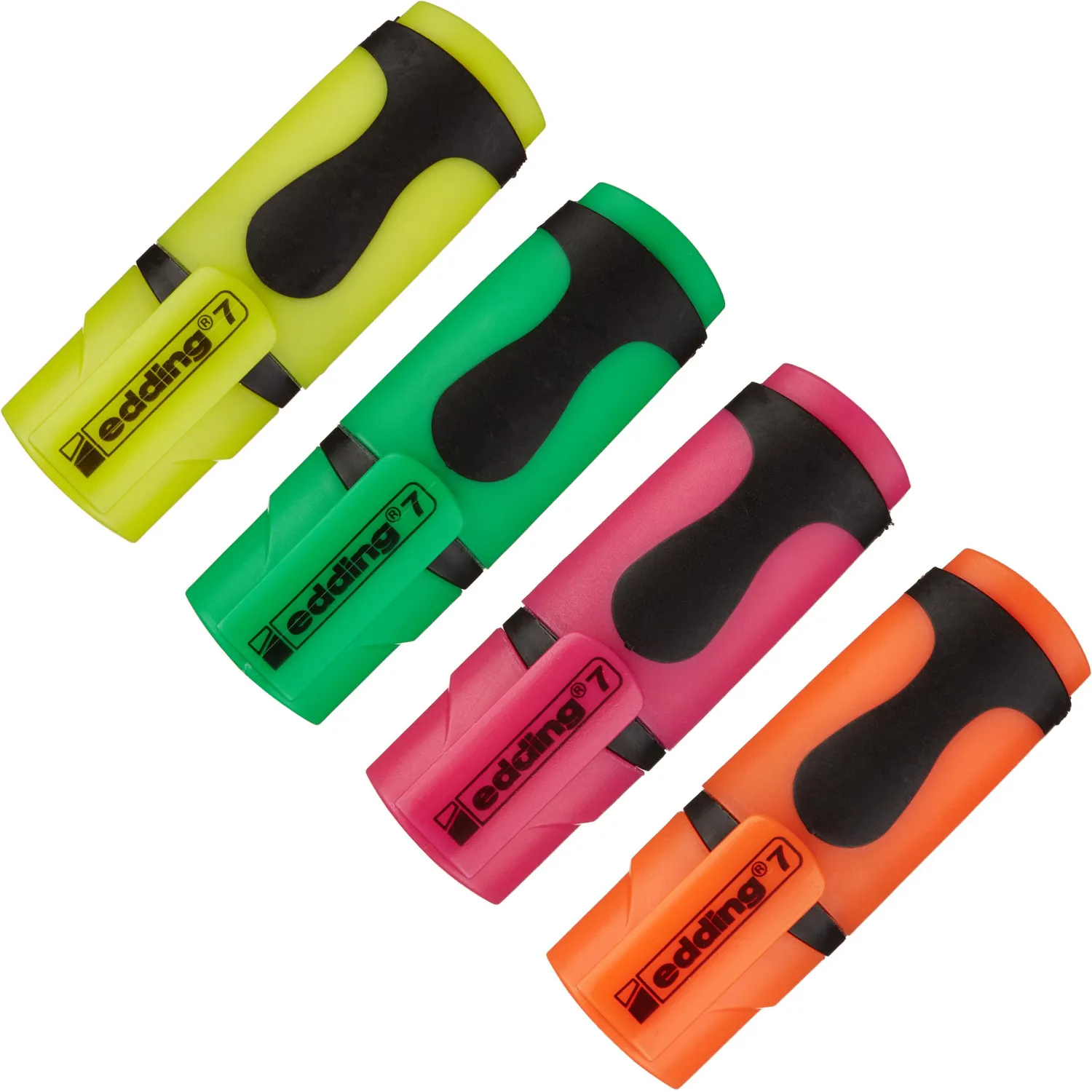 Набор текстовыделителей EDDING MINI E-7/4S 4шт/уп 1-3 мм - фото 2