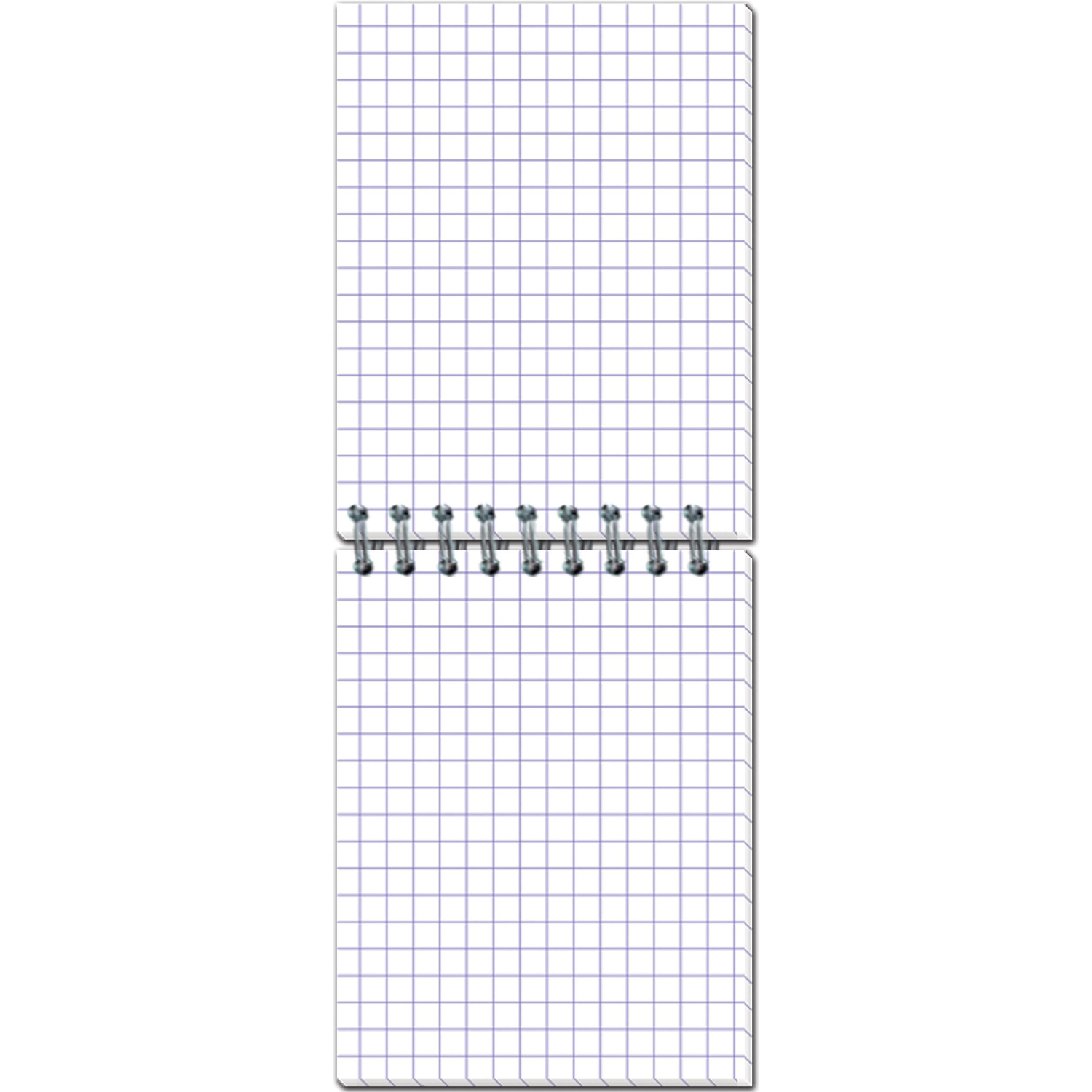 Блокнот на спирали А7 40л.  БИЗНЕС ATTACHE 14с153 клет. - фото 2