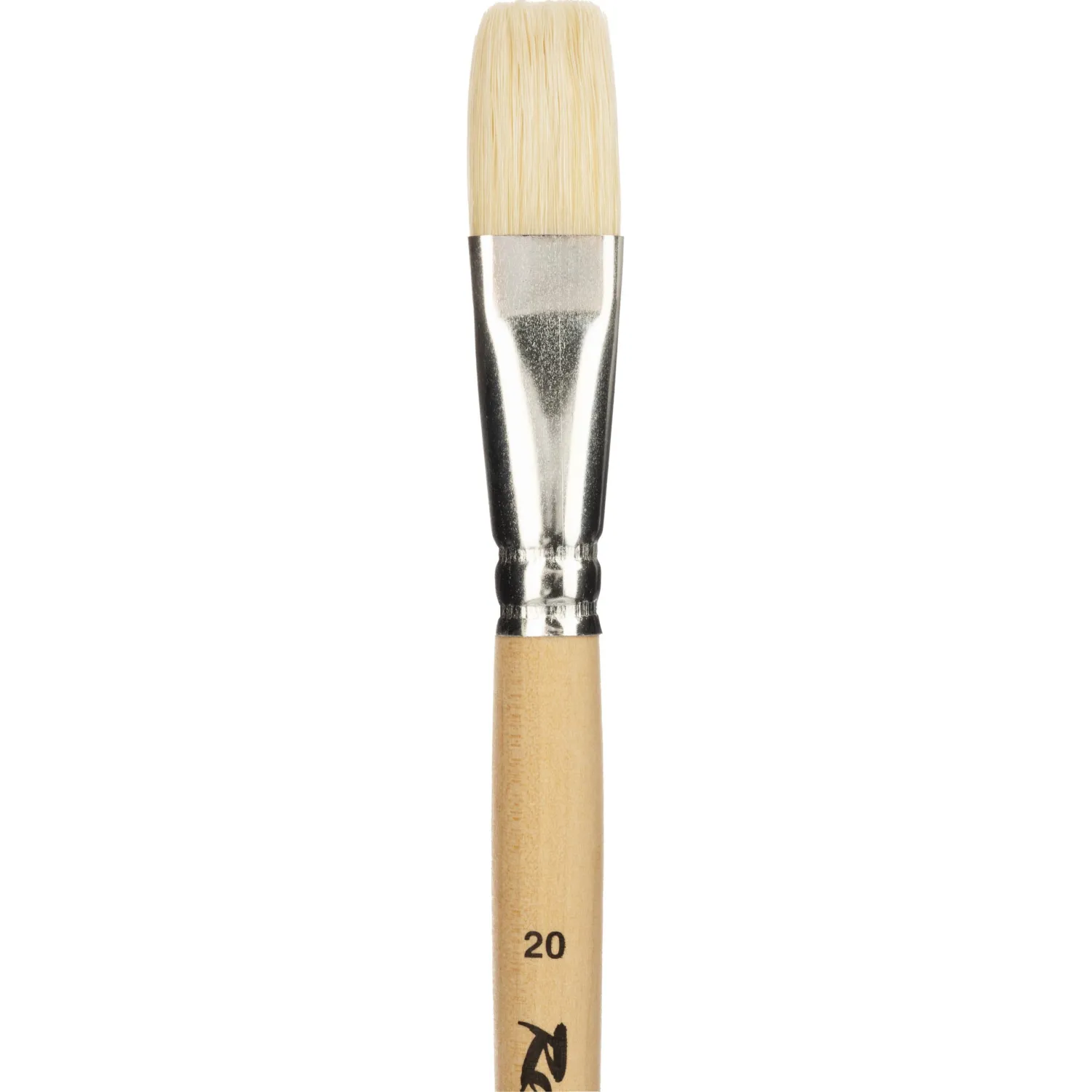 Кисть художеств. Roubloff щетина,жесткая,плоская,№20 длинн.ручка,ЖЩ2-20,02Б - фото 2