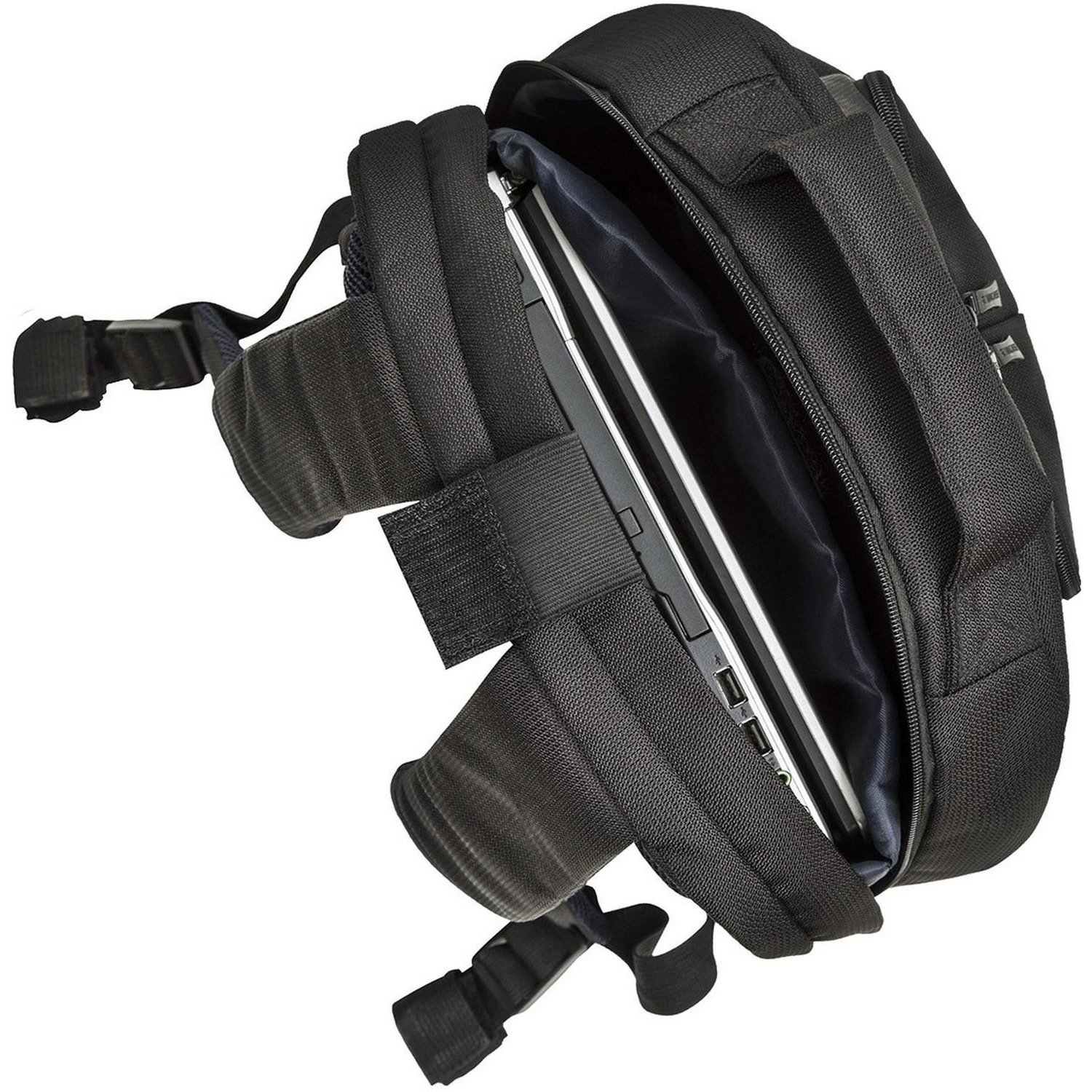 Рюкзак для ноутбука 17.3, RivaCase Tegel, черный, 8460 Black - фото 3