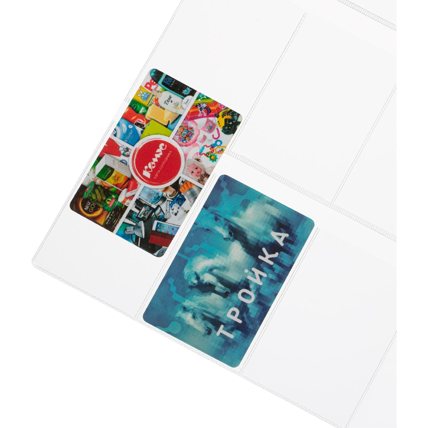 Файл-вкладыш А4 10шт/уп для визиток 120мкм 1970/4 - фото 3