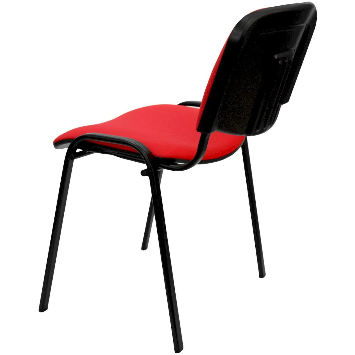 Стул UA_EChair Rio(ИЗО/ISO) чёрн, ткань красная C02 - фото 10