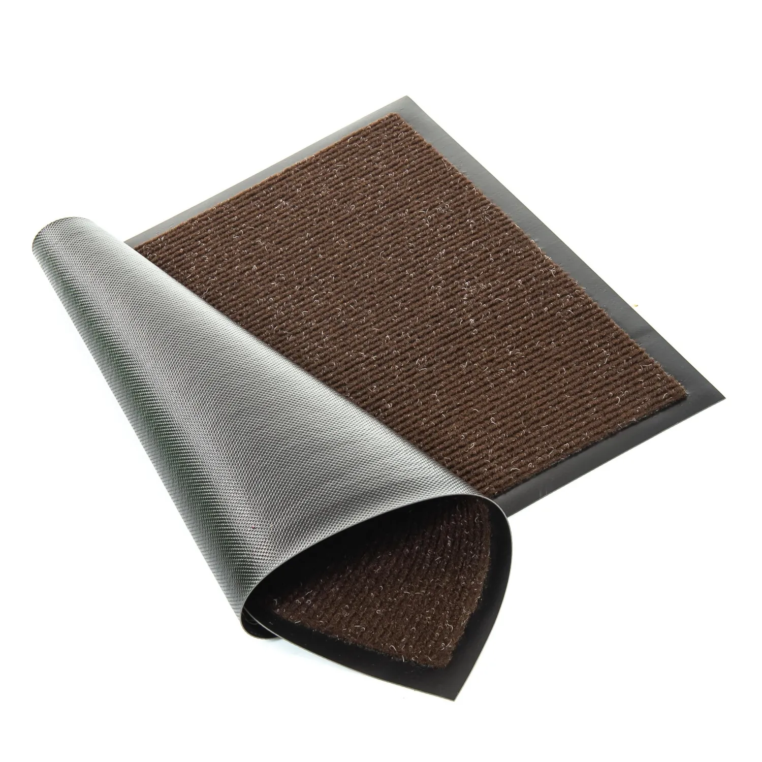 Коврик входной влаговпитывающий КОМФОРТ 120х180 см коричневый - фото 3