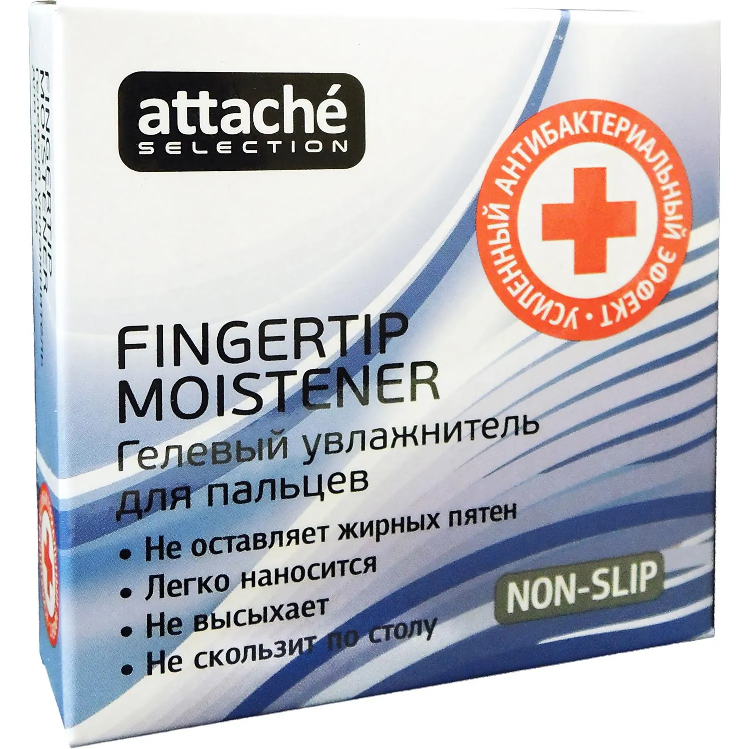 Подушка для смачивания пальцев гелевая Attache Selection усил. антибакт. эф Подушка для смачивания пальцев гелевая Attache Selection усил. антибакт. эф - фото 2