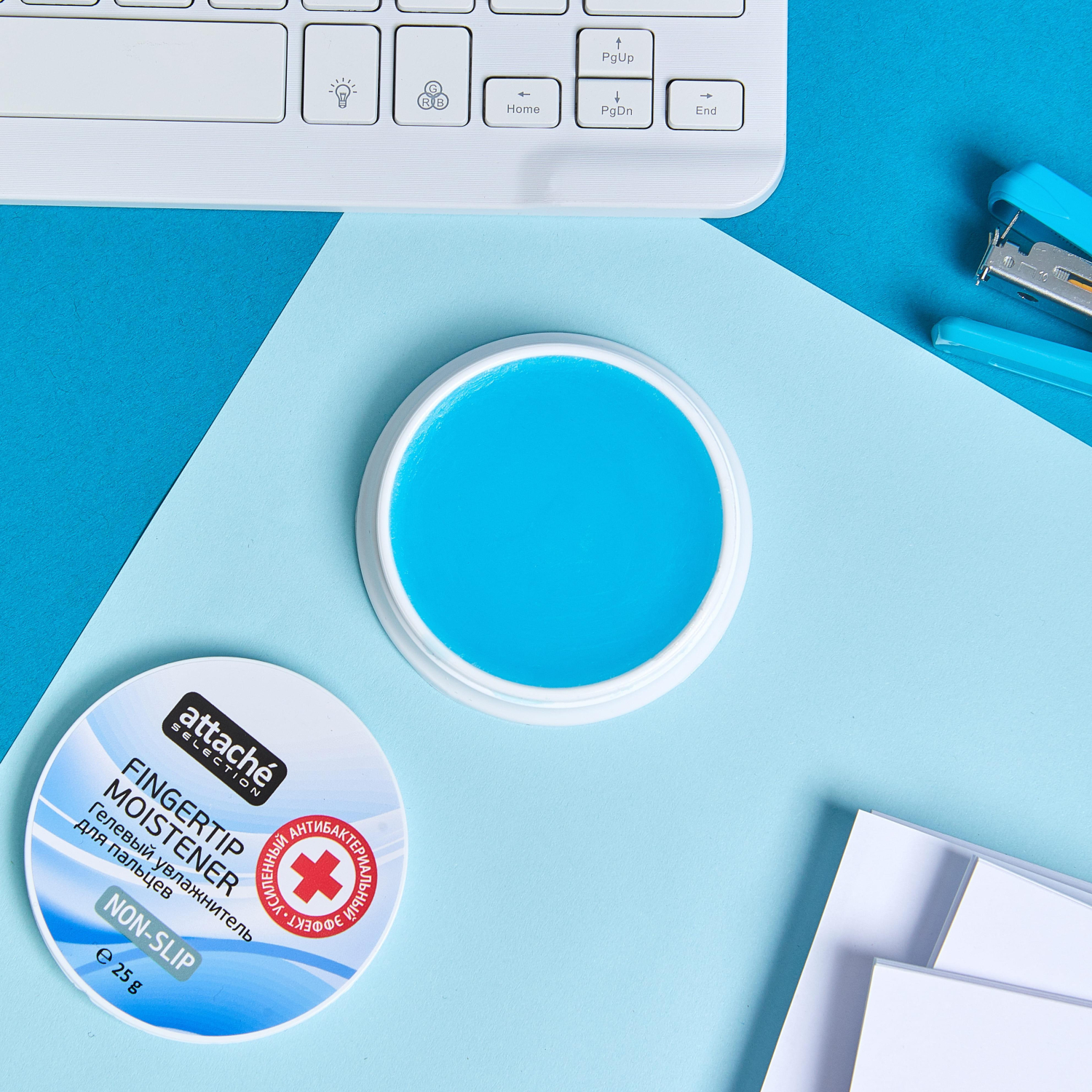 Подушка для смачивания пальцев гелевая Attache Selection усил. антибакт. эф - фото 8