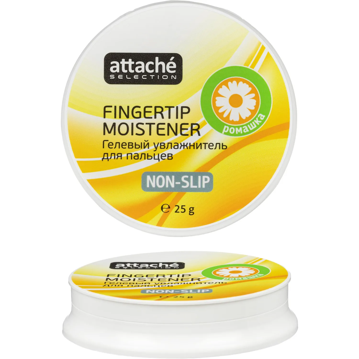 Подушка для смачивания пальцев гелевая гелевая Attache Selection Ромашка, 2 - фото 3