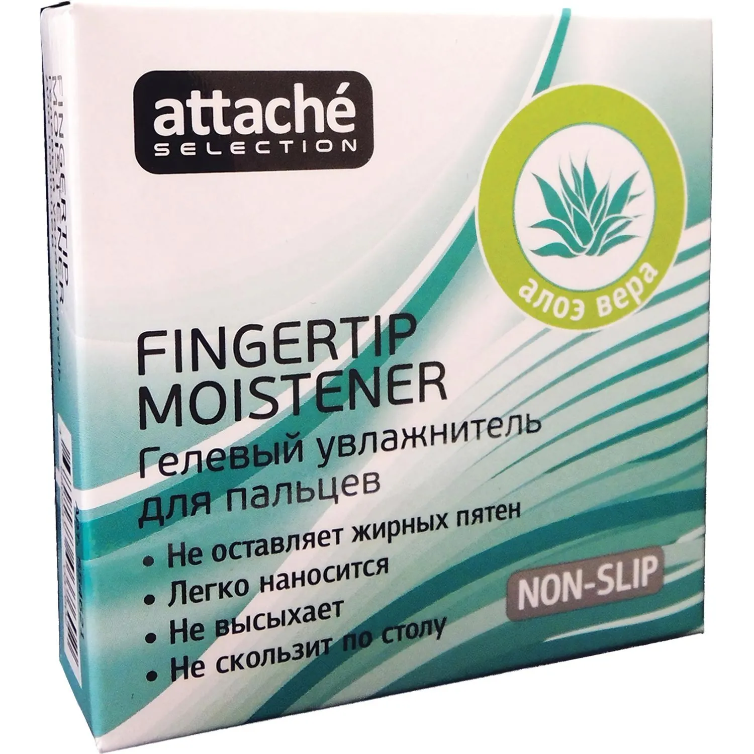 Подушка для смачивания пальцев гелевая гелевая Attache Selection Алоэ Вера, - фото 2