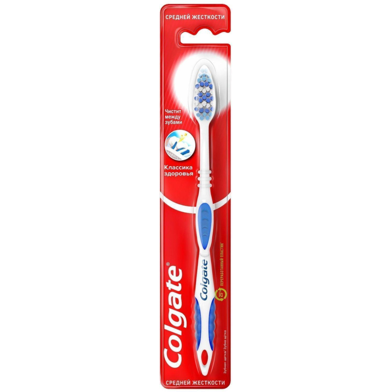 Зубная щетка Colgate Классика   Здоровья средней жесткости - фото 5